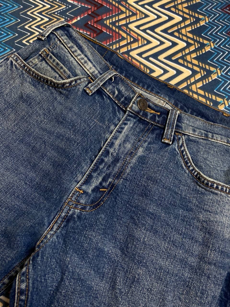 Levi's vintage blue jeans Levi's 505 crazy Y2K streetwear Size US 29 - 16 Thumbnail