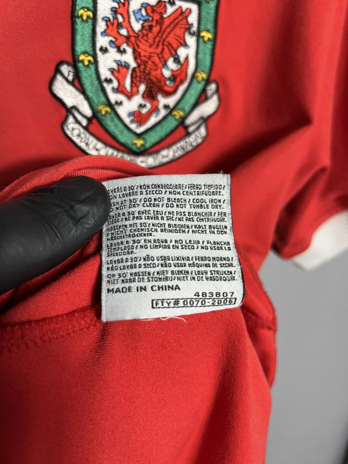 Kappa KAPPA WALES NATIONAL 2006 2007 HOME FOOTBALL SOCCER SHIRT Size US M / EU 48-50 / 2 - 6 Thumbnail