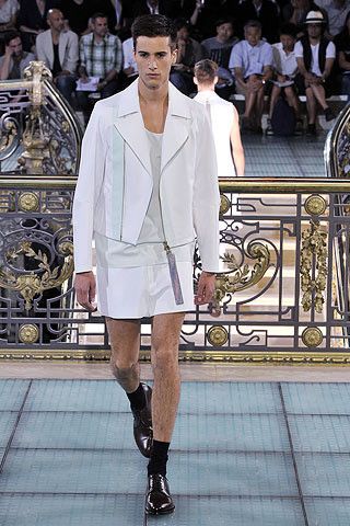 Raf Simons Men's white skirt miniskirt Size US 32 / EU 48 - 6 Thumbnail