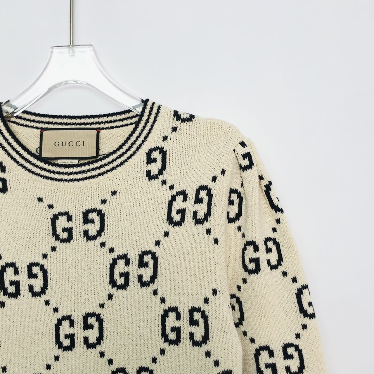 Gucci Gucci Double G Jacquard Long Sleeve Dress K26WX Size XS / US 0-2 / IT 36-38 - 3 Thumbnail