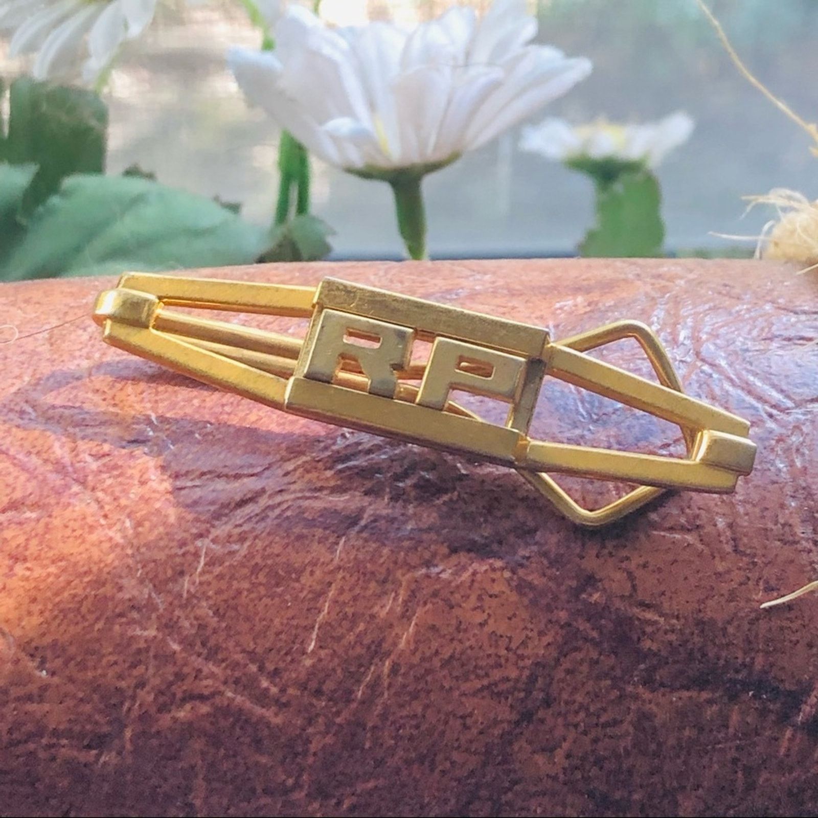 Other Antique men’s gold Swank Klip initial monogram tie bar clip Size ONE SIZE - 4 Thumbnail