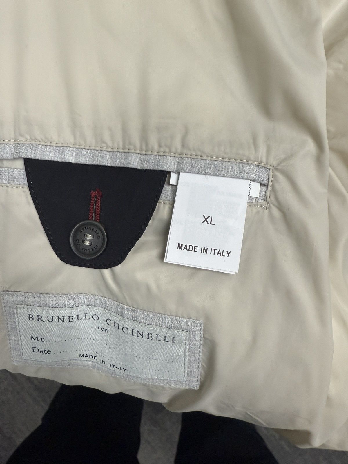 Brunello Cucinelli brand new Brunello Cucinelli Black Down Jacket Size US L / EU 52-54 / 3 - 6 Thumbnail