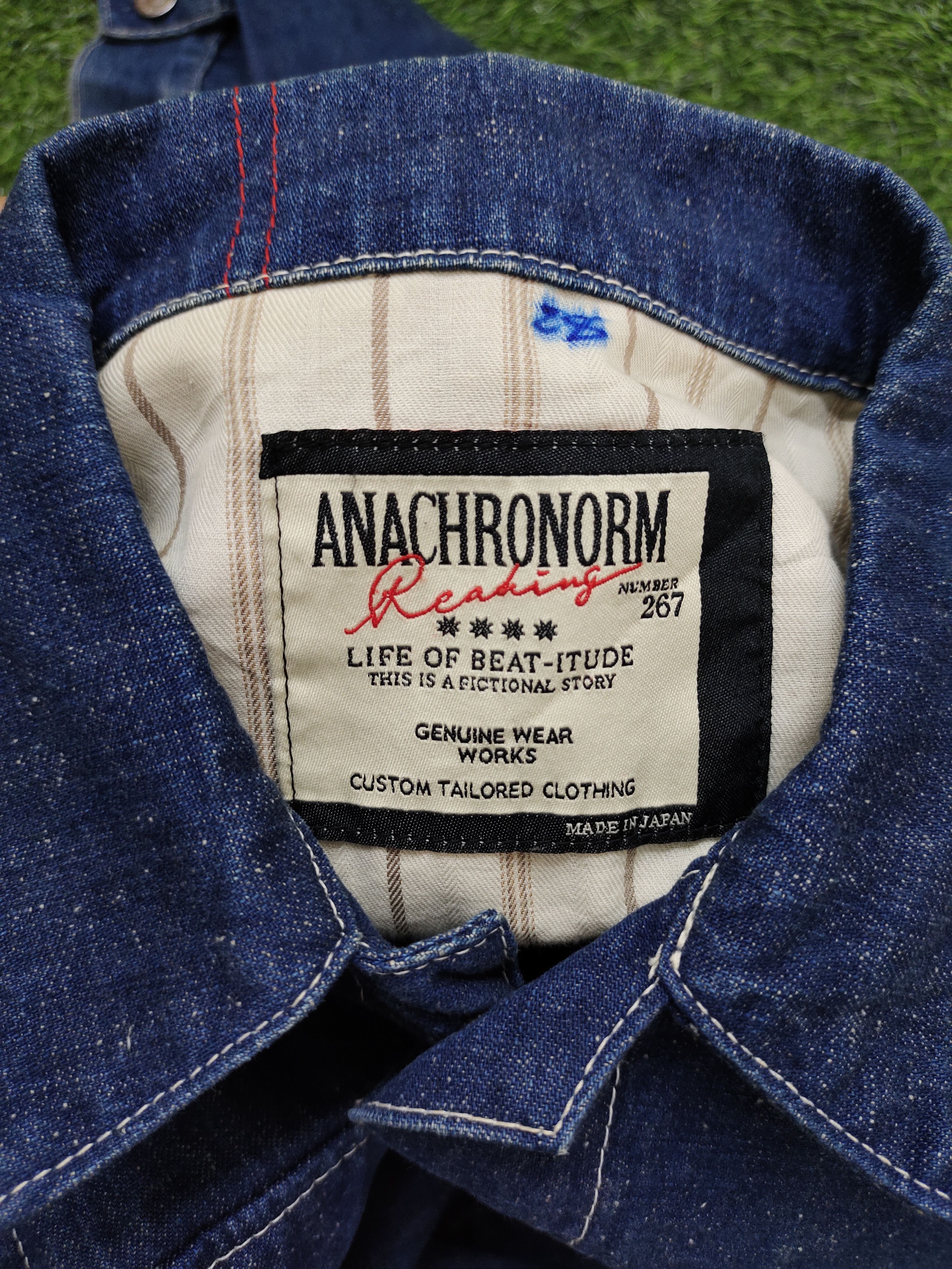 ANACHRONORM Anachronnorm Japan Type 2 Buckle Back Denim Jacket Size US S / EU 44-46 / 1 - 20 Thumbnail