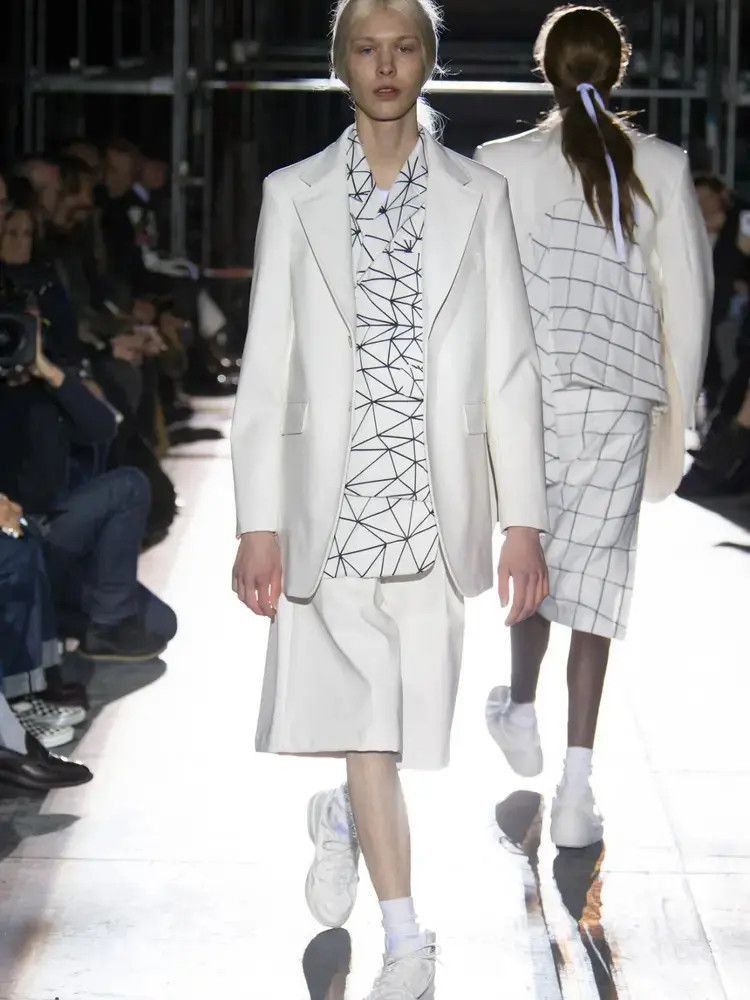 Comme des Garcons Homme Plus Comme Des Garcons Homme Plus 18AW White Shock Jacket-2507 Size US M / EU 48-50 / 2 - 9 Thumbnail