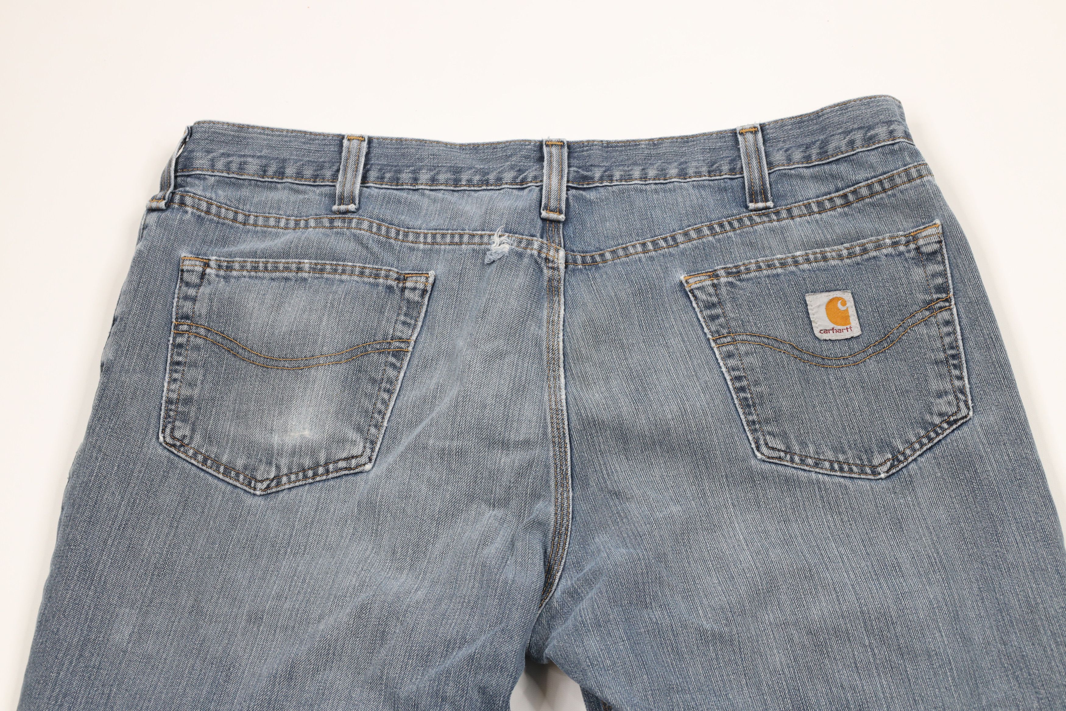 Carhartt × Vintage Vintage Y2K Carhartt Spell Out Relaxed Fit Denim Jeans Size US 40 / EU 56 - 12 Thumbnail