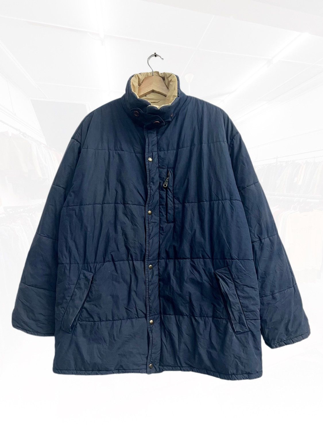 Giorgio Armani Rare 🔥 Vintage 80s Giorgio Armani Cotton Down Jacket Size US L / EU 52-54 / 3 - 1 Thumbnail