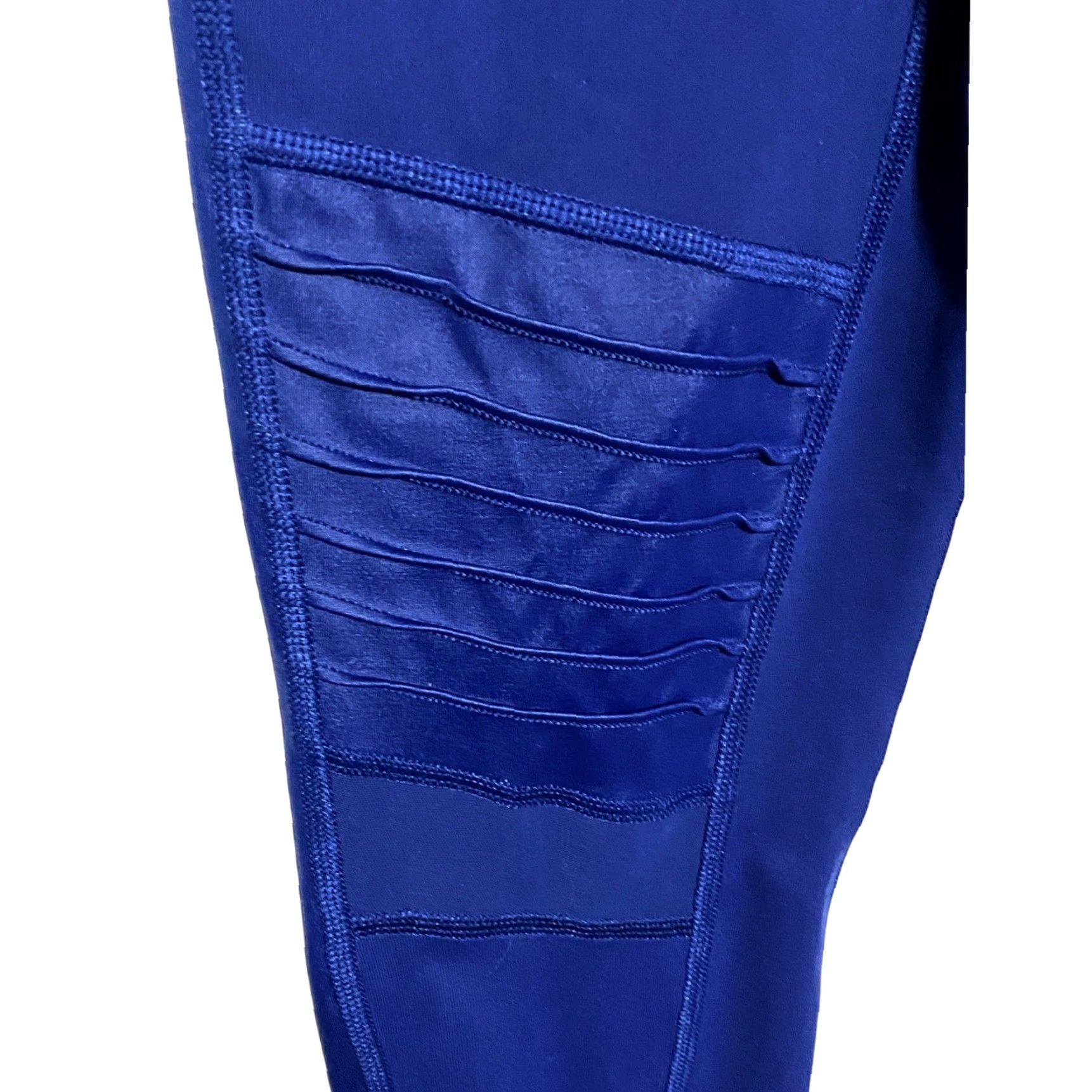 Victoria's Secret Vibrant Victoria's Secret Sport Knockout Leggings Moto Blue Semi Sheer Cut Out Womens XS Leggings Mens? Size 26" / US 2 / IT 38 - 2 Thumbnail