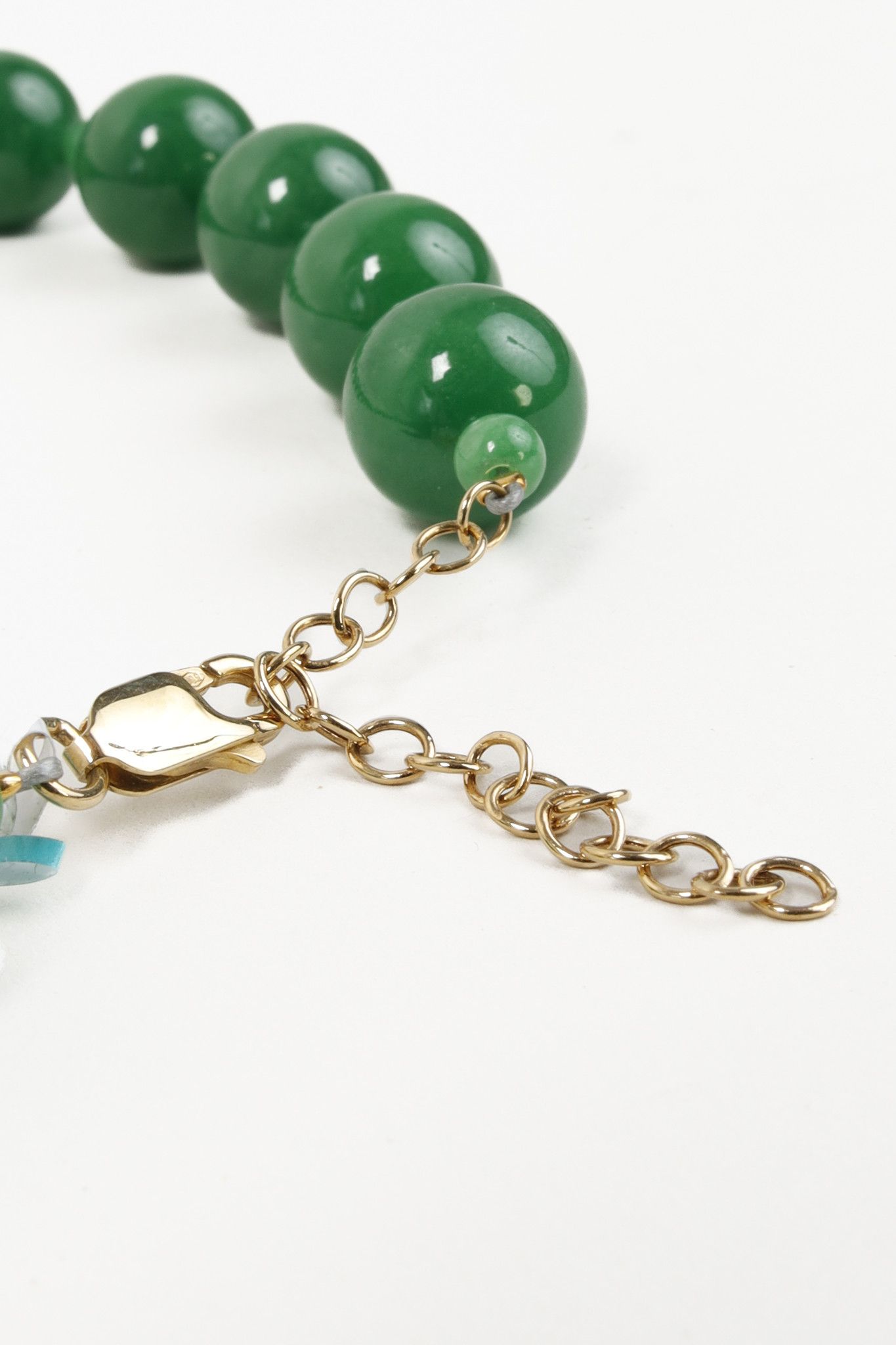 Other Effy Jewelry 14K Yellow Gold Jade Necklace Size ONE SIZE - 3 Thumbnail
