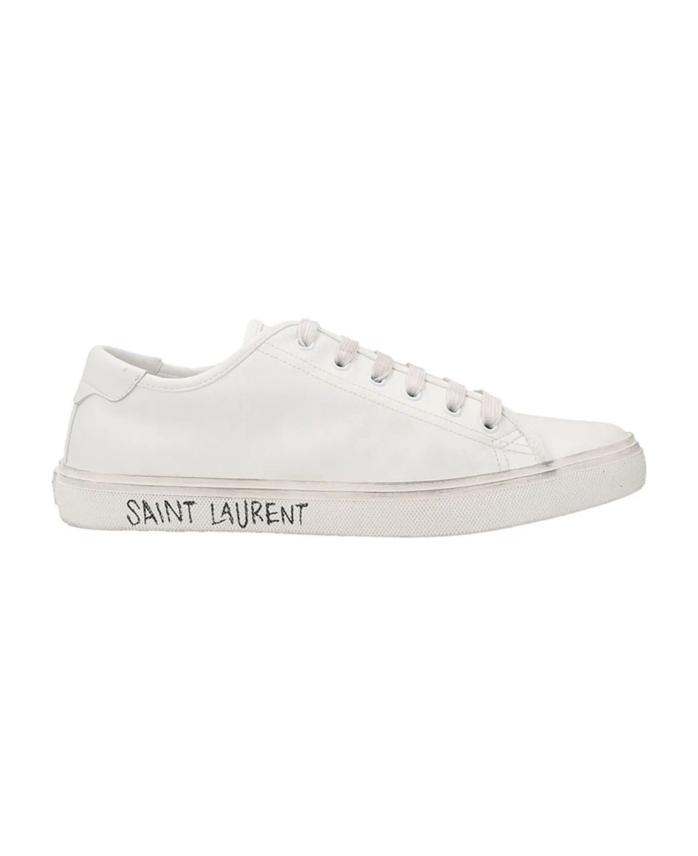 o1bcso1str0125 Malibu Sneakers In Smooth Leather in White
