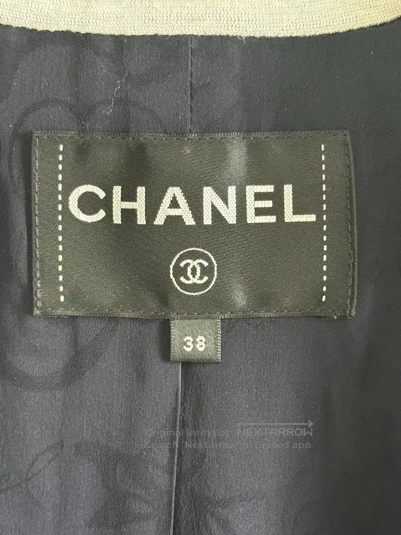Chanel Chanel 2017 Dark Blue Beaded Jacket Size XS / US 0-2 / IT 36-38 - 7 Thumbnail