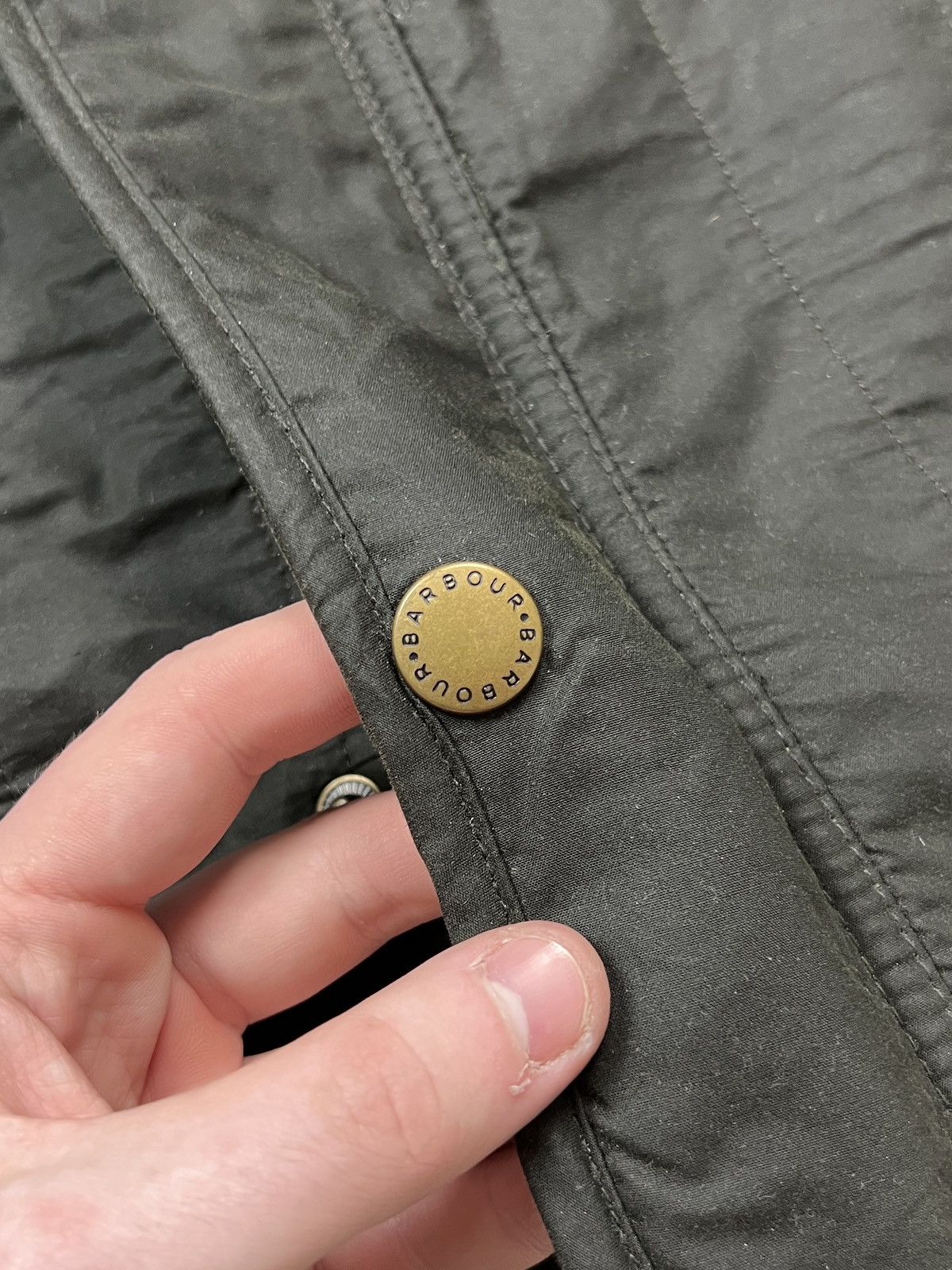 Barbour Barbour Edderton Quilted Waxed Jacket (Y0286) Size US L / EU 52-54 / 3 - 5 Thumbnail