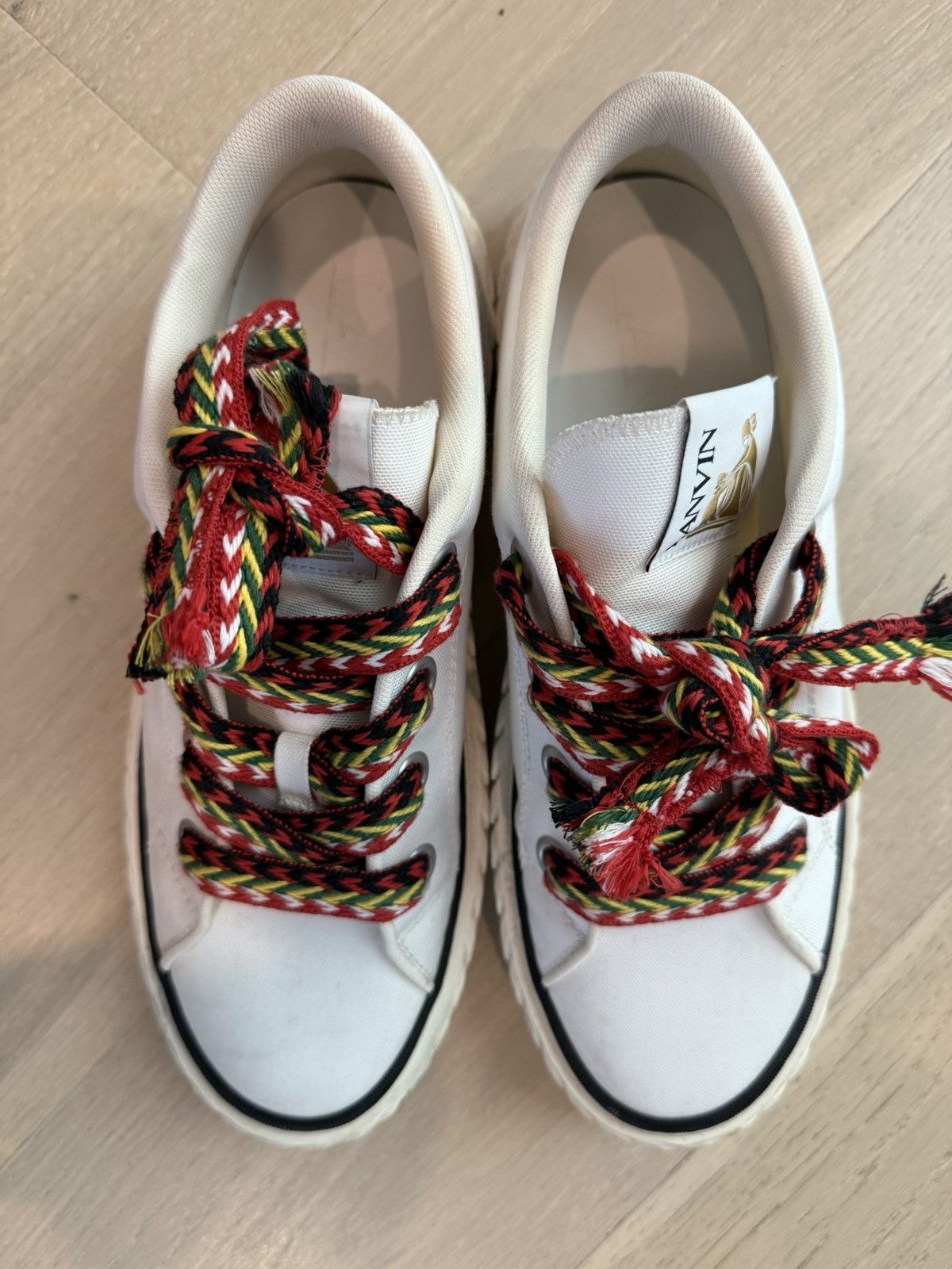 Lanvin Lanvin Curb Cloth Sneakers sz 11 Size US 11 / EU 44 - 10 Thumbnail