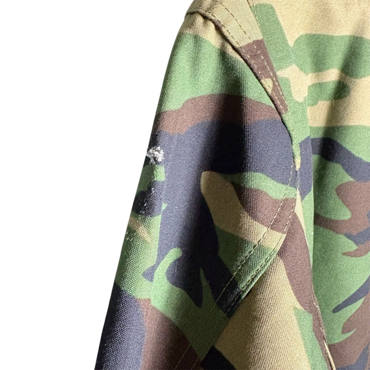 Vintage Vintage 80s Military Army Camo Parka Jacket / 70s Size US M / EU 48-50 / 2 - 9 Thumbnail