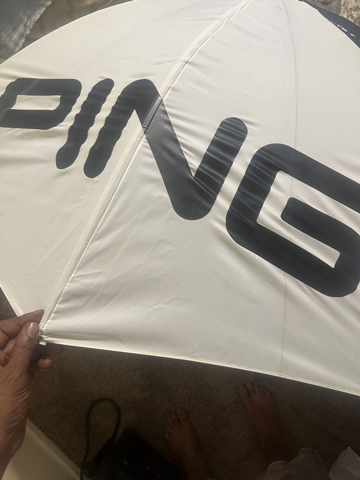 PING × Vintage Vintage Ping “gustbuster” golf umbrella 90s Size ONE SIZE - 5 Thumbnail