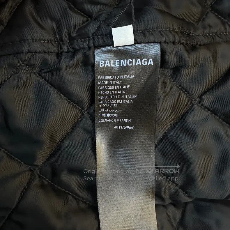 Balenciaga Balenciaga Alphabet Embroidered Single Button Collar Long Size US M / EU 48-50 / 2 - 7 Thumbnail