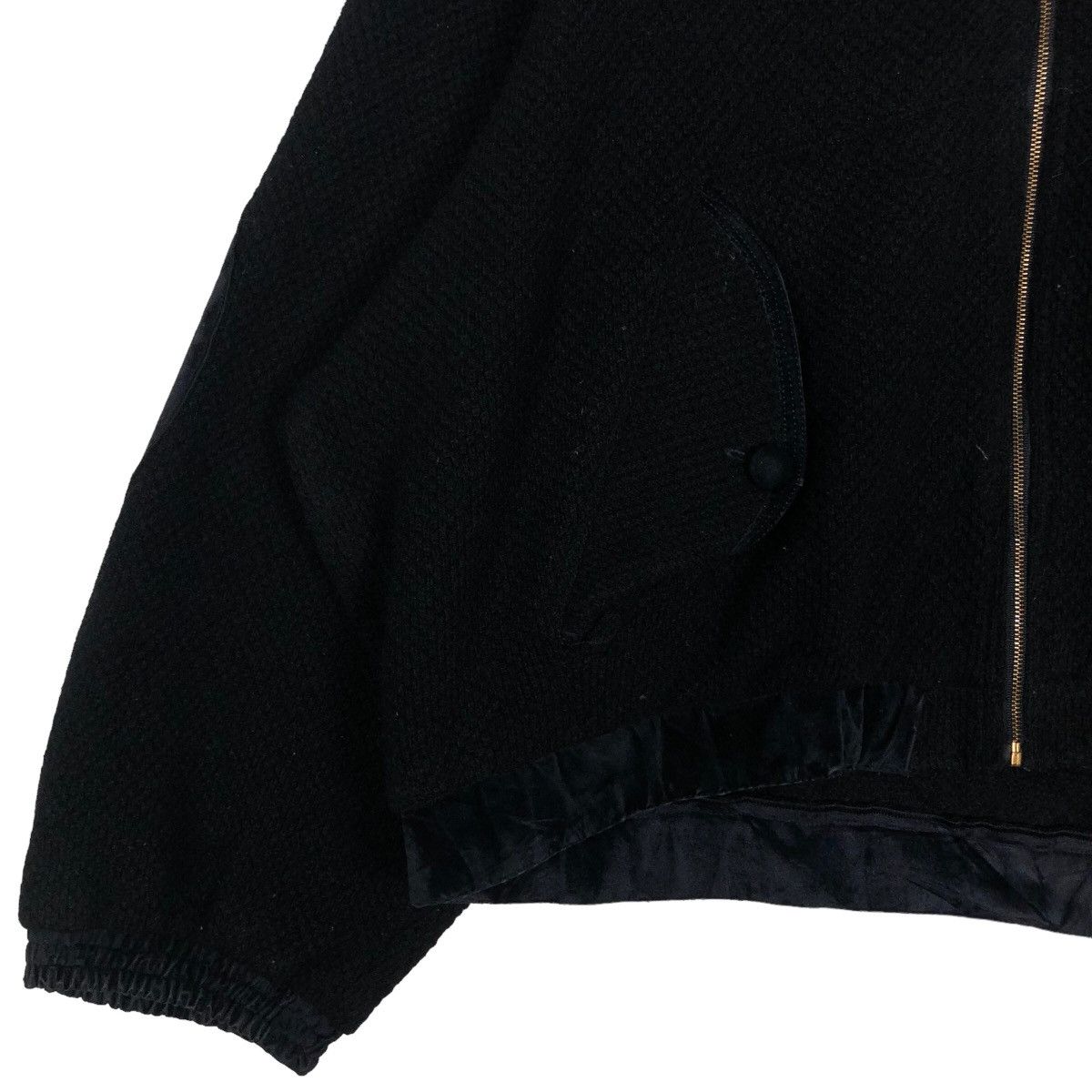 Japanese Brand 🔥Vintage Cropped Bomber Jacket Black Issey Miyake Japan Size US M / EU 48-50 / 2 - 6 Thumbnail