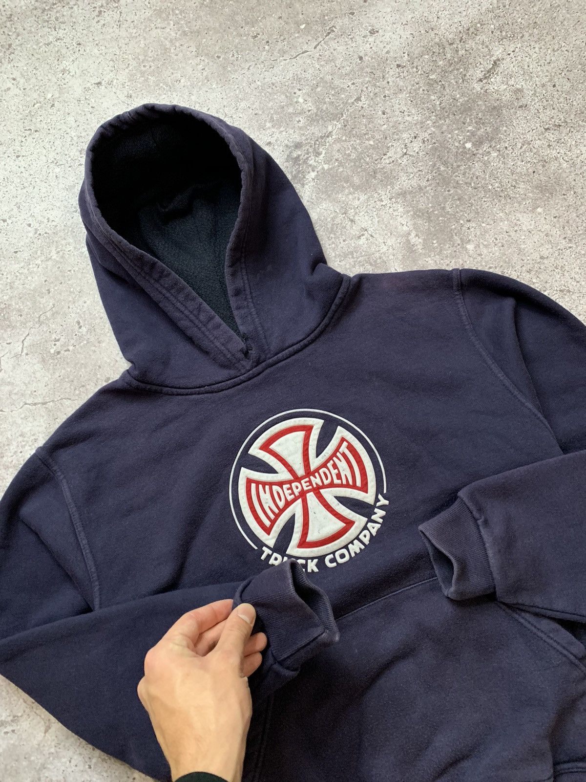 Independent Truck Co. × Vintage Vintage 90s Independent Skateboard Hoodie Shirt Size US S / EU 44-46 / 1 - 4 Thumbnail