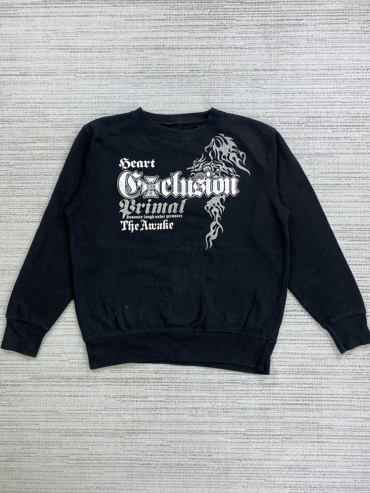 Dragonfly × Japanese Brand × Vintage Vintage Heart Exclusion Custom Dragonfly Japan Sweatshirt Size US M / EU 48-50 / 2 - 2 Thumbnail