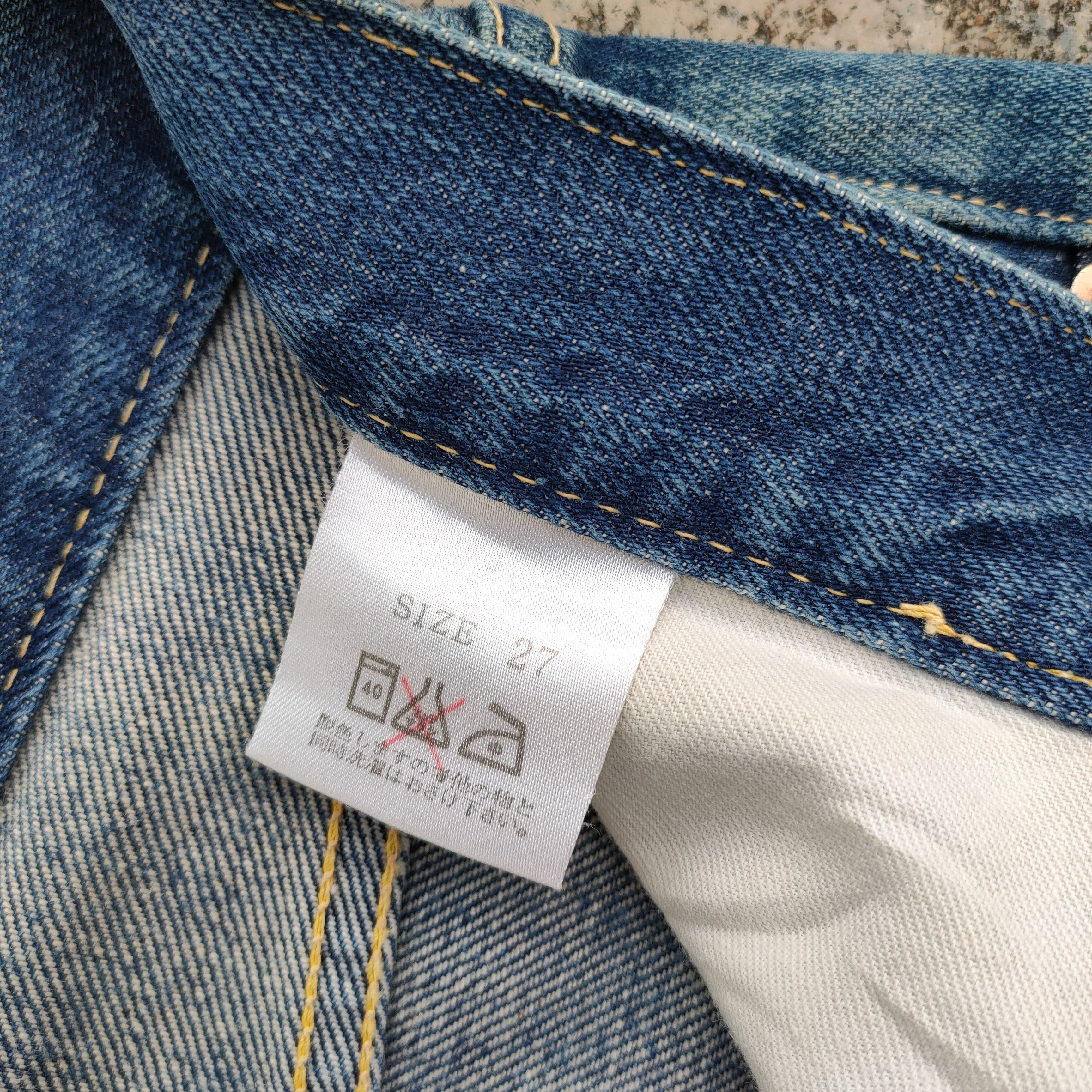 Studio D'Artisan VTG STUDIO D'ARTISAN SELVAGE BUTTONFLY JEAN DENIM PANTS Size US 28 / EU 44 - 18 Thumbnail