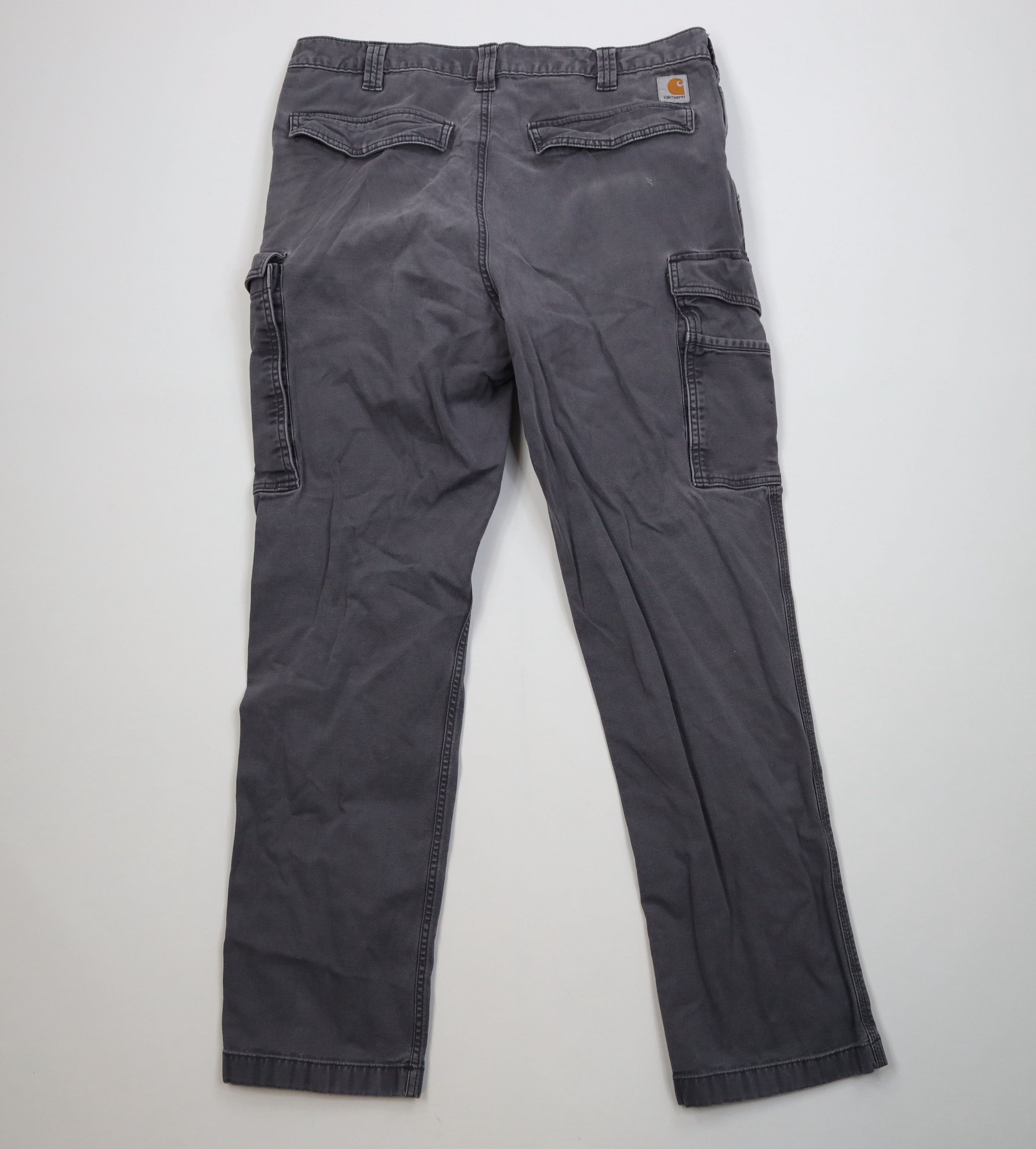 Carhartt Vintage Y2K Carhartt Relaxed Fit Canvas Cargo Pants Gray Size US 36 / EU 52 - 8 Thumbnail