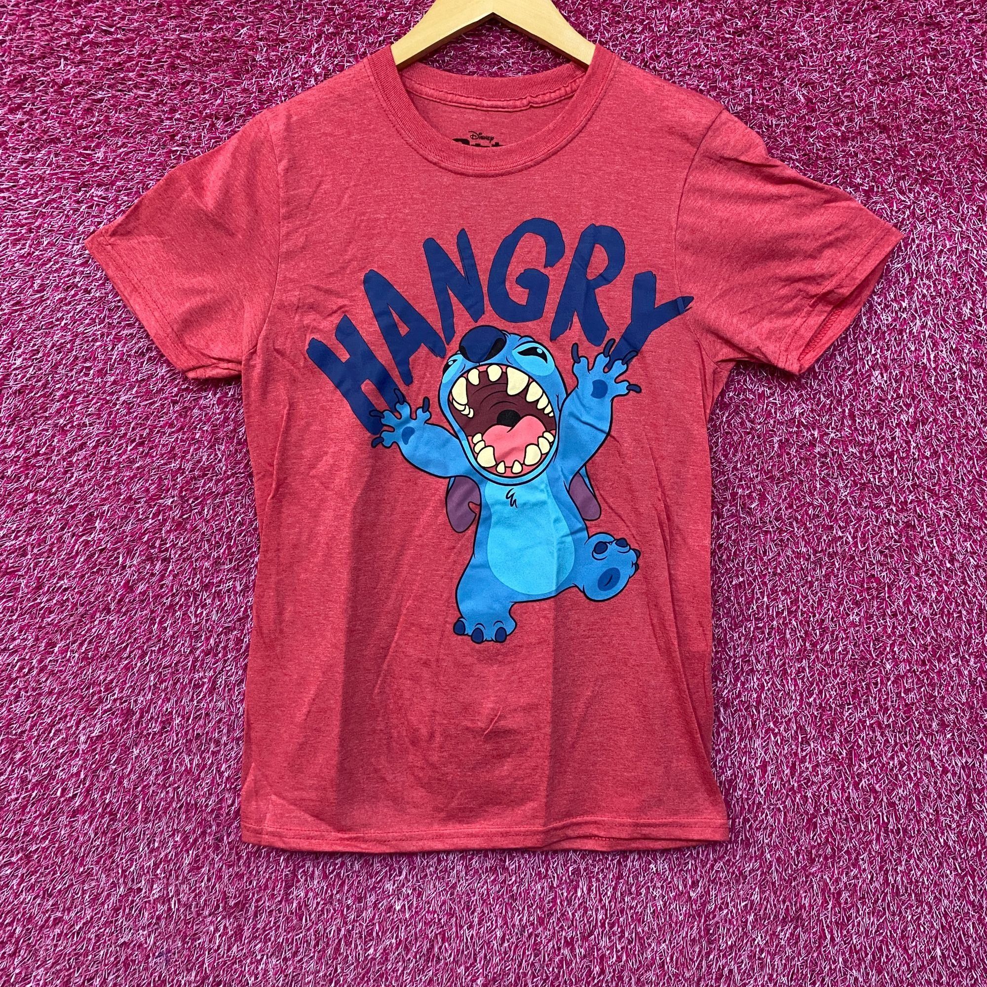 Disney Disney Lilo & Stitch Hangry Stitch Animated Movie Red T-Shir Size US S / EU 44-46 / 1 - 1 Thumbnail