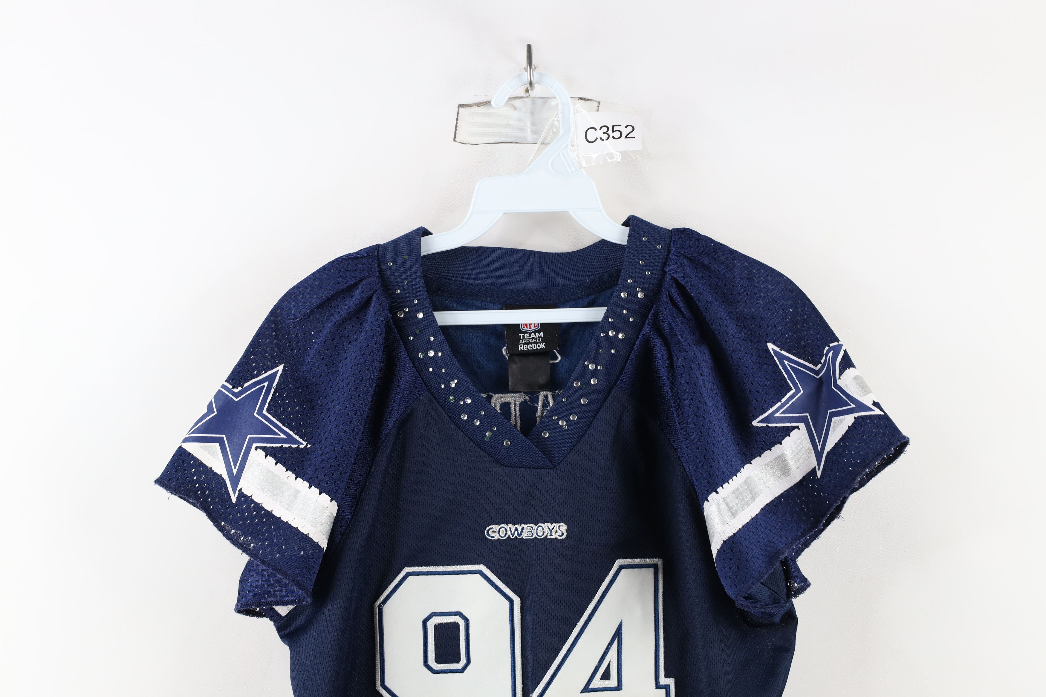 Reebok × Vintage Vintage Reebok Ware Dallas Cowboys Football Jersey Blue Size L / US 10 / IT 46 - 2 Thumbnail