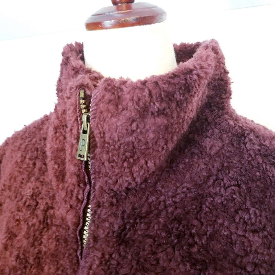 Pendleton Sherpa & Plaid Teddy Fleece Full Zip Jacket Size S red Size S / US 4 / IT 40 - 5 Thumbnail
