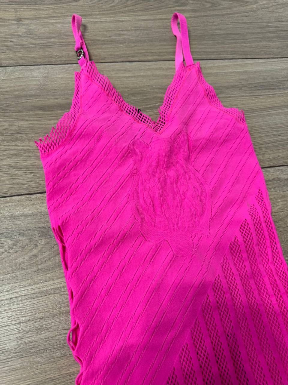 Just Cavalli Pink Just CAVALLI Roberto MESHBODYCON DRESS Micro Size S / US 4 / IT 40 - 2 Thumbnail
