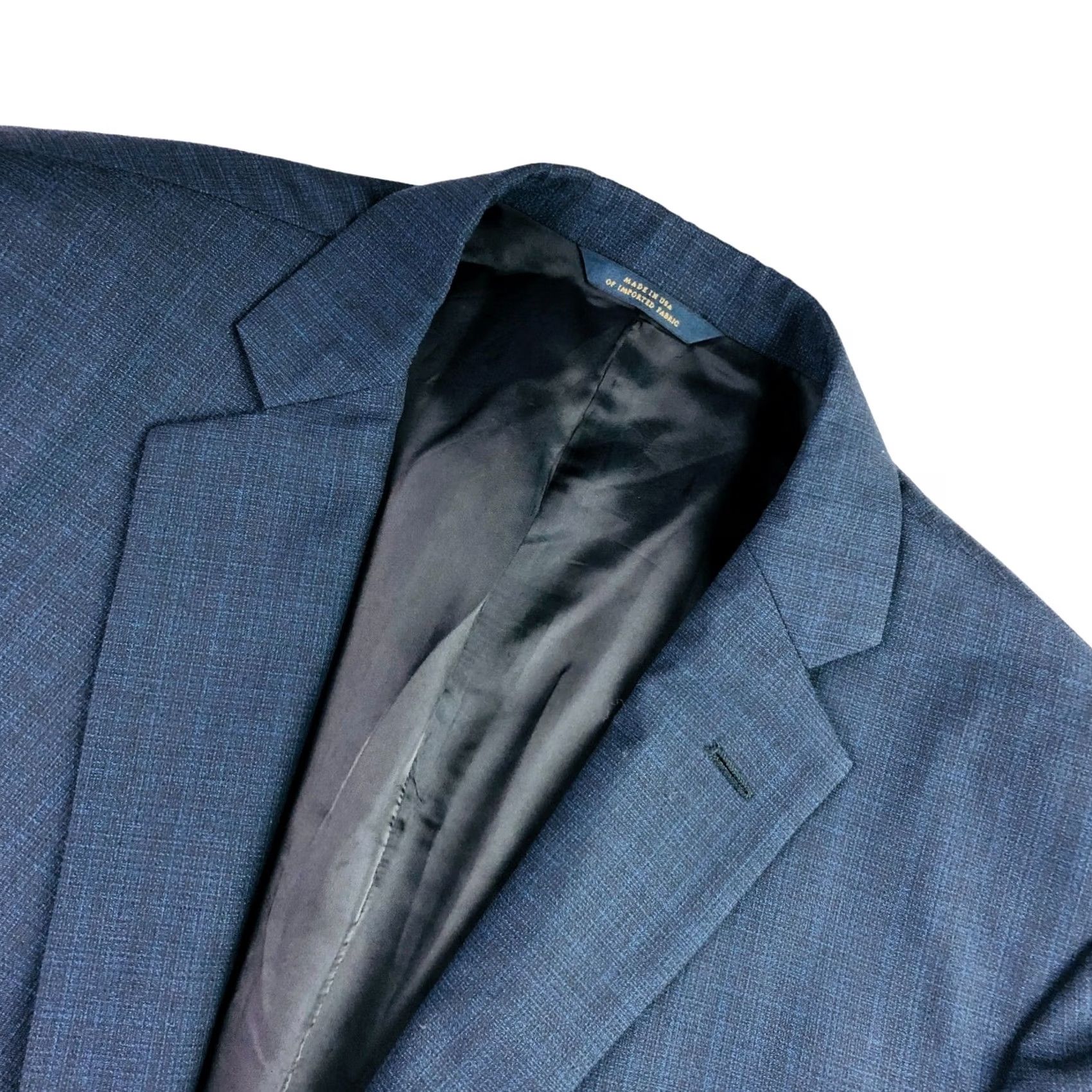 Brooks Brothers Brooks Brothers Men's Blazer Jacket Navy 46R Drago Regent Fit Wool Notch Lapel 2-Button Single-Breasted Casual Medium Regular Mens USA Size 46R - 2 Thumbnail