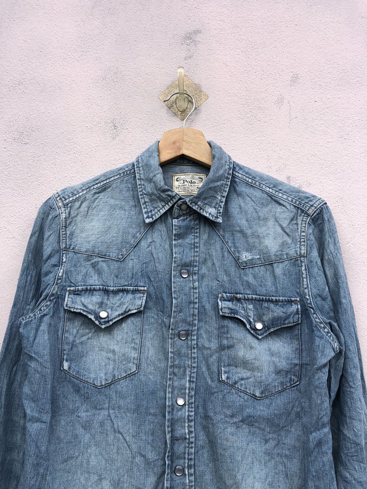 Polo Ralph Lauren Polo Ralph Lauren Western Jeans Shirt Size US S / EU 44-46 / 1 - 4 Thumbnail