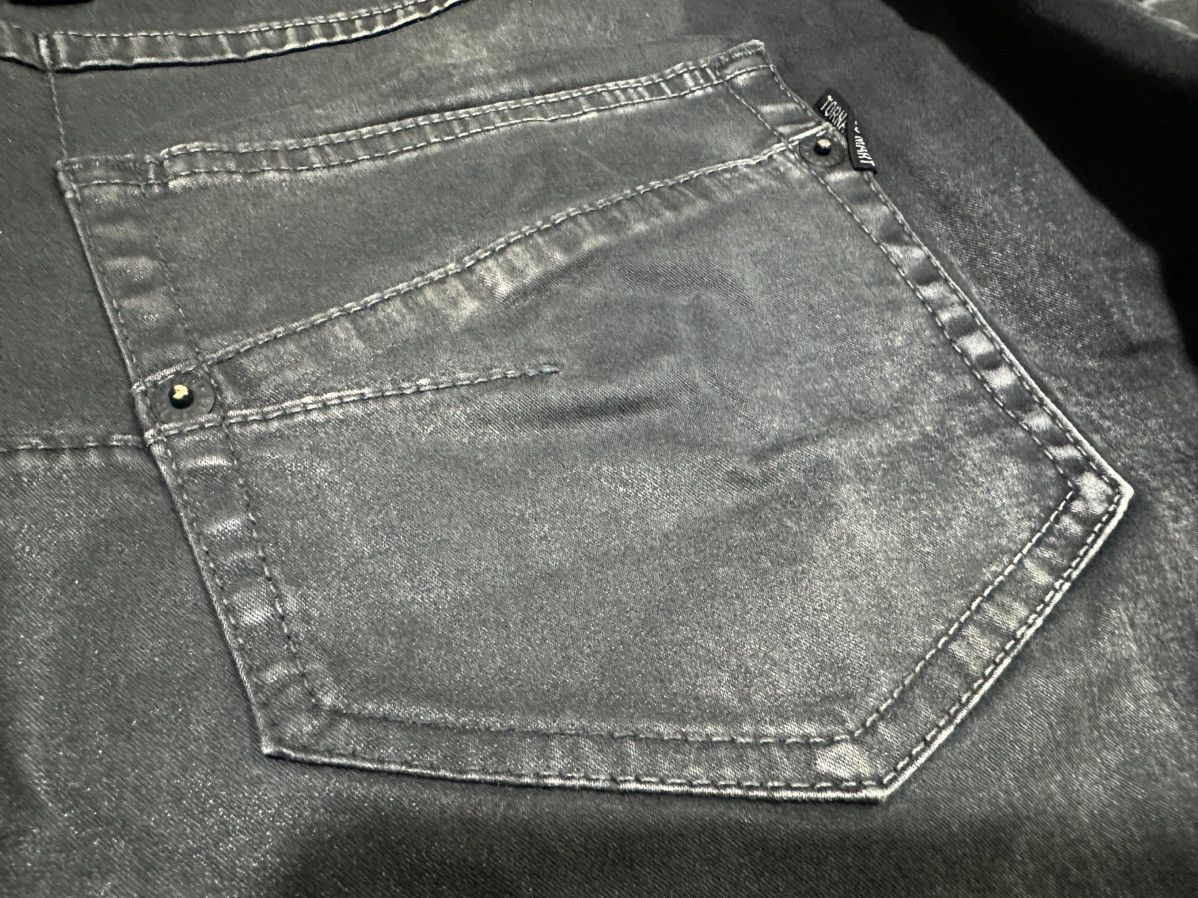 Tornado Mart 🔥Y2K Archived Tornado Mart Black Coated Flared Denim Size US 32 / EU 48 - 14 Thumbnail