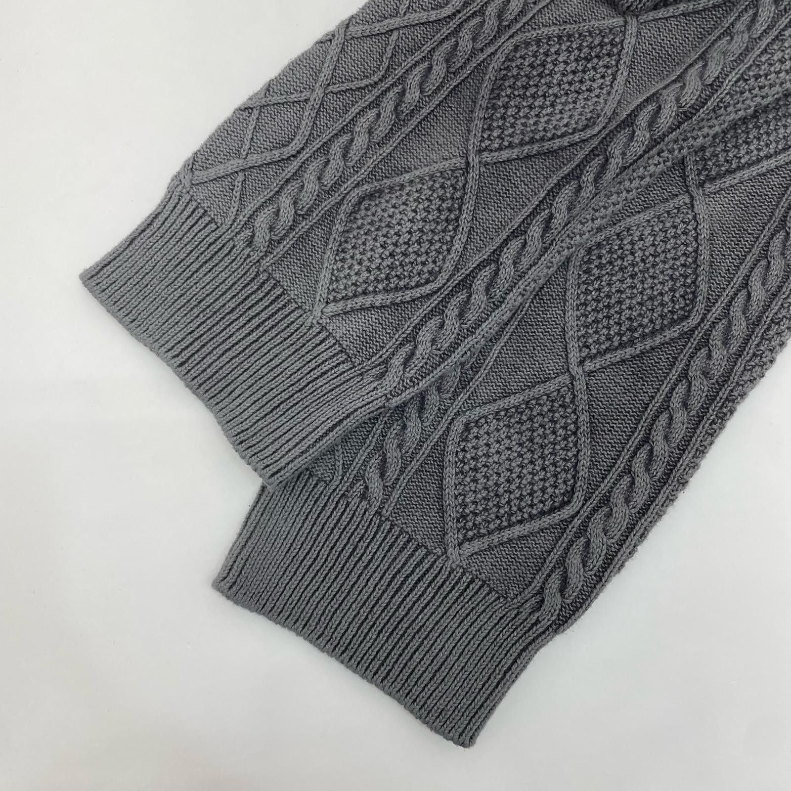 Yohji Yamamoto Yohji Yamamoto POUR HOMME DISCHARGE HIGH NECK KNIT Size US L / EU 52-54 / 3 - 4 Thumbnail