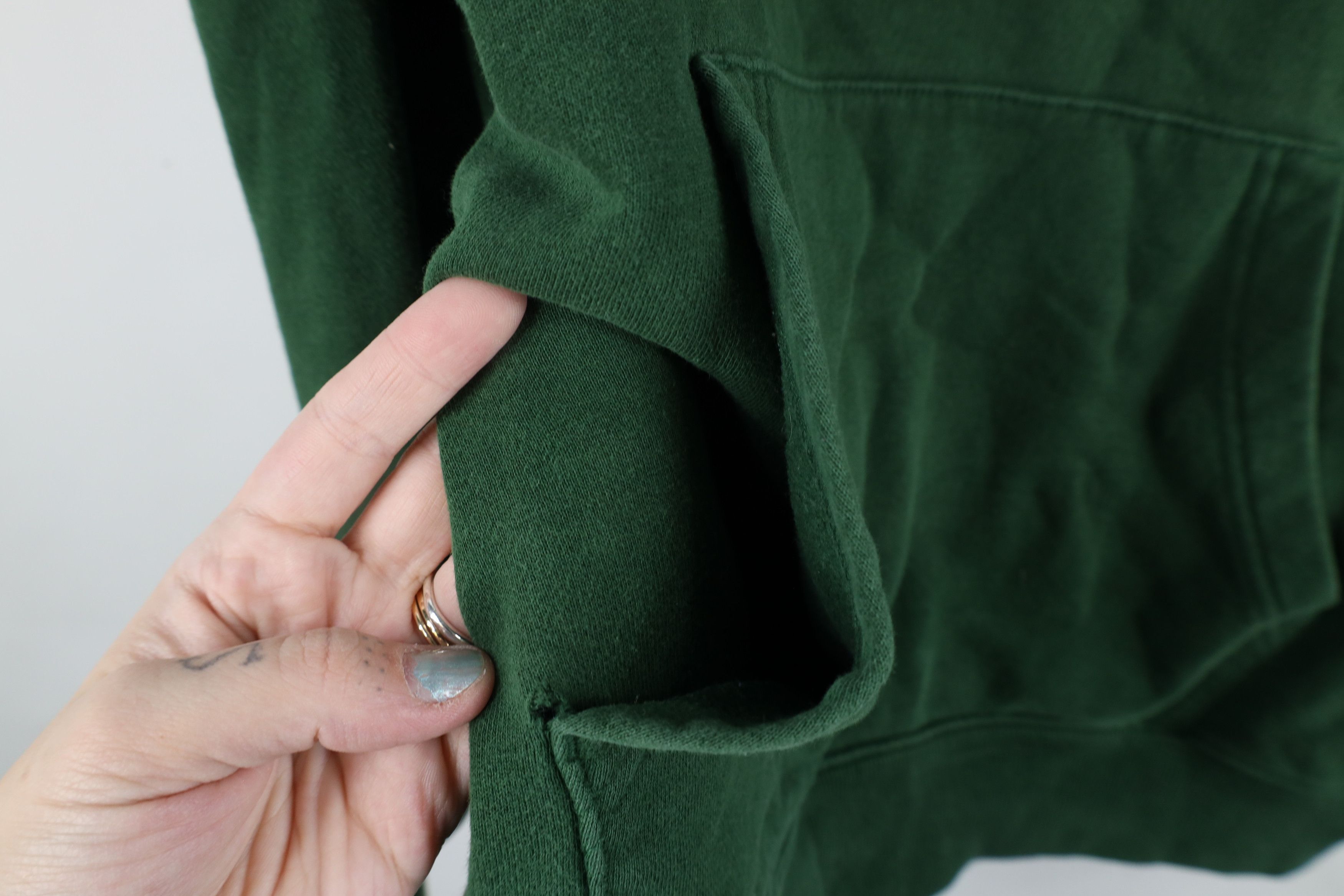 Gap × Vintage Vintage Gap Spell Out Block Letter Hoodie Sweatshirt Green Size US XL / EU 56 / 4 - 6 Thumbnail