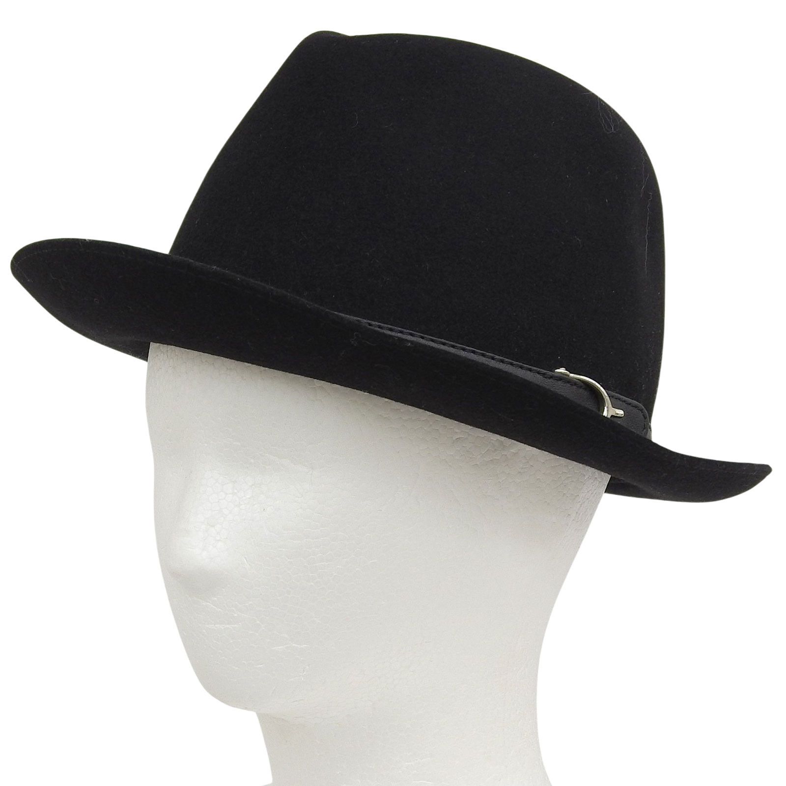 Gucci Gucci Gucci Felted Rabbit Hat Leather Hats DUTY FREE for USA Size ONE SIZE - 1 Thumbnail