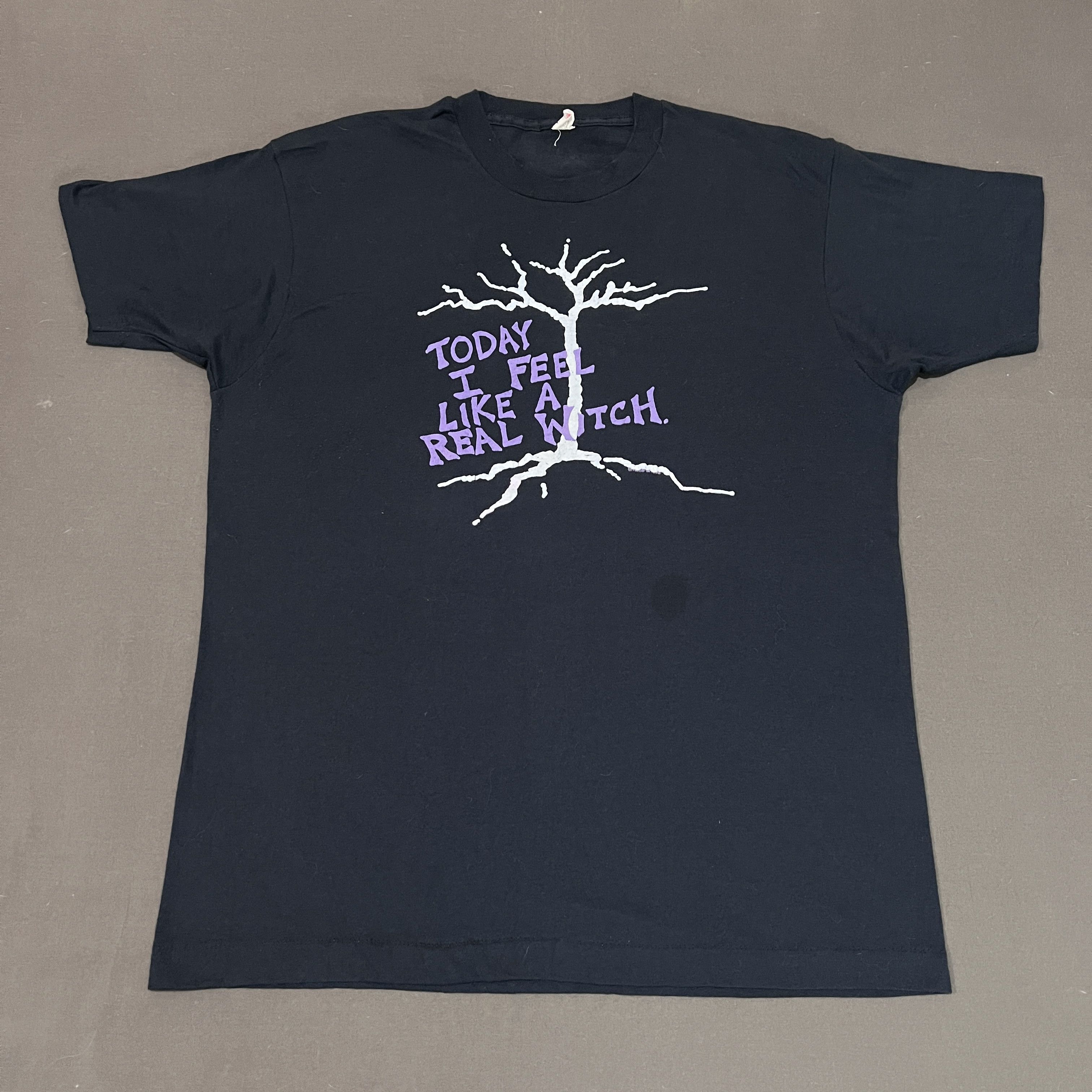 Expert Horror Vintage Today I Feel Like A Real Witch Tee Single Stitch Size US XL / EU 56 / 4 - 2 Thumbnail