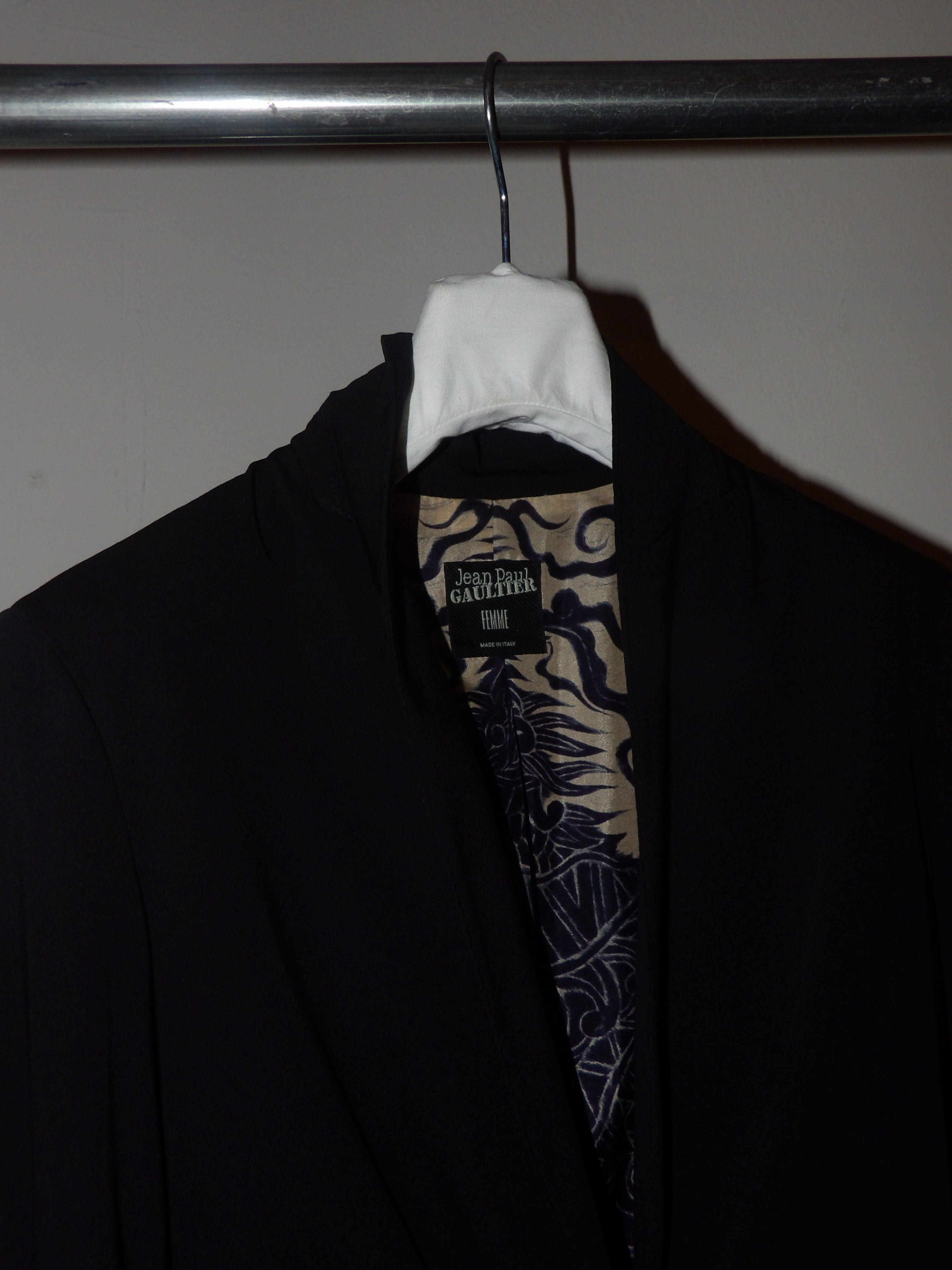 Jean Paul Gaultier F/W 1999 Jean Paul Gaultier Femme Ruched Blazer Size S / US 4 / IT 40 - 5 Thumbnail