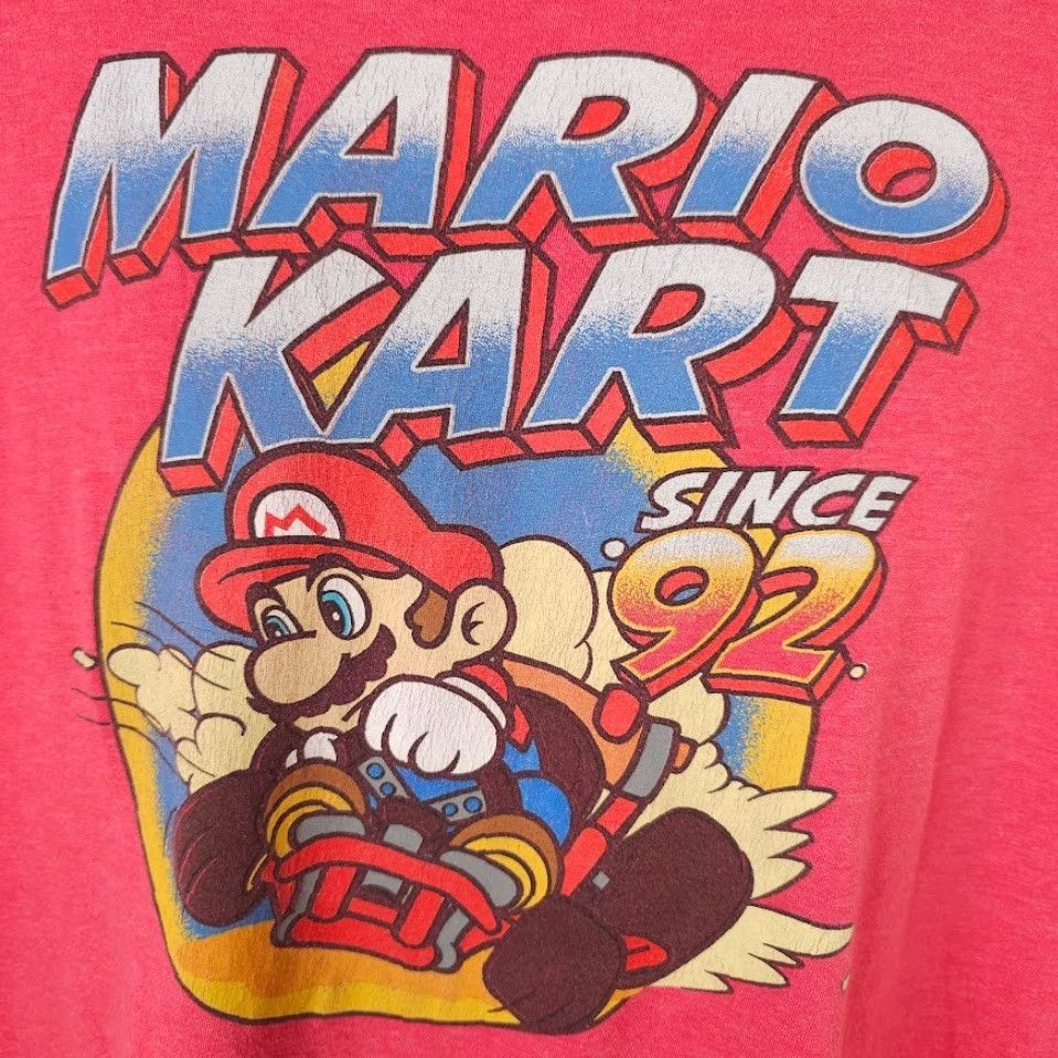 Nintendo Mario Kart T Shirt Mens XL Red Nintendo Video Game Super Mario Bros Size US XL / EU 56 / 4 - 3 Thumbnail