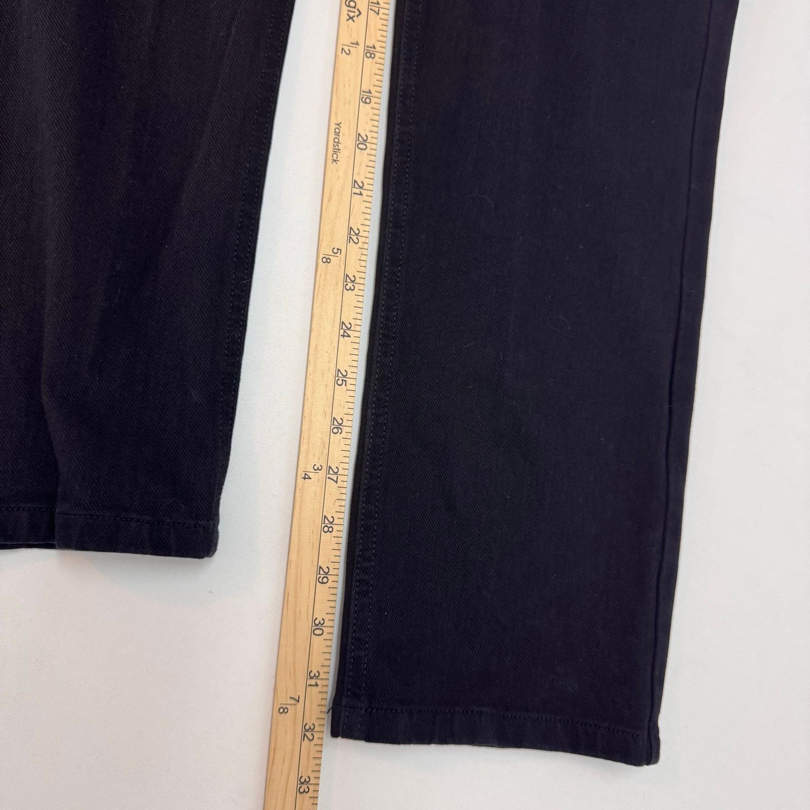 Marina Rinaldi Marina Rinaldi Idalgo Black Denim Trouser Pant US 18 Casual Size 40" / US 18 - 6 Thumbnail