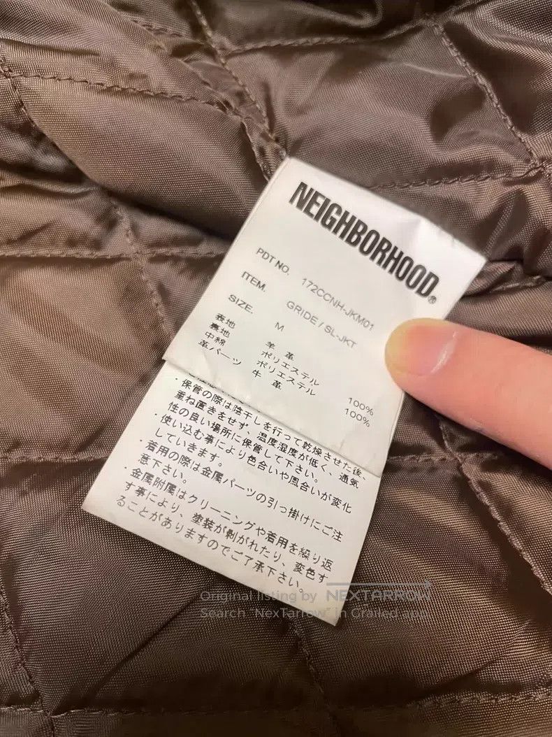 Neighborhood Neighborhood Sheepskin jacket, motorcycle, jacket, leather Size US M / EU 48-50 / 2 - 8 Thumbnail