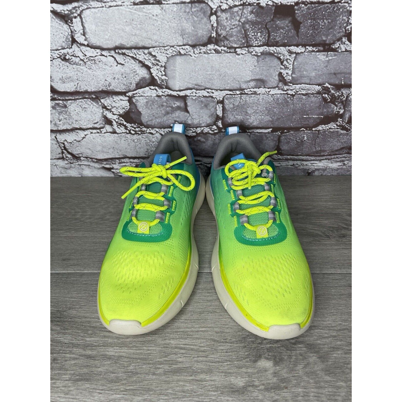 Cole Haan Cole Haan Zero Grand 212850 Journey Blue Yellow Synthetic Sh Size US 7.5 / IT 37.5 - 24 Thumbnail