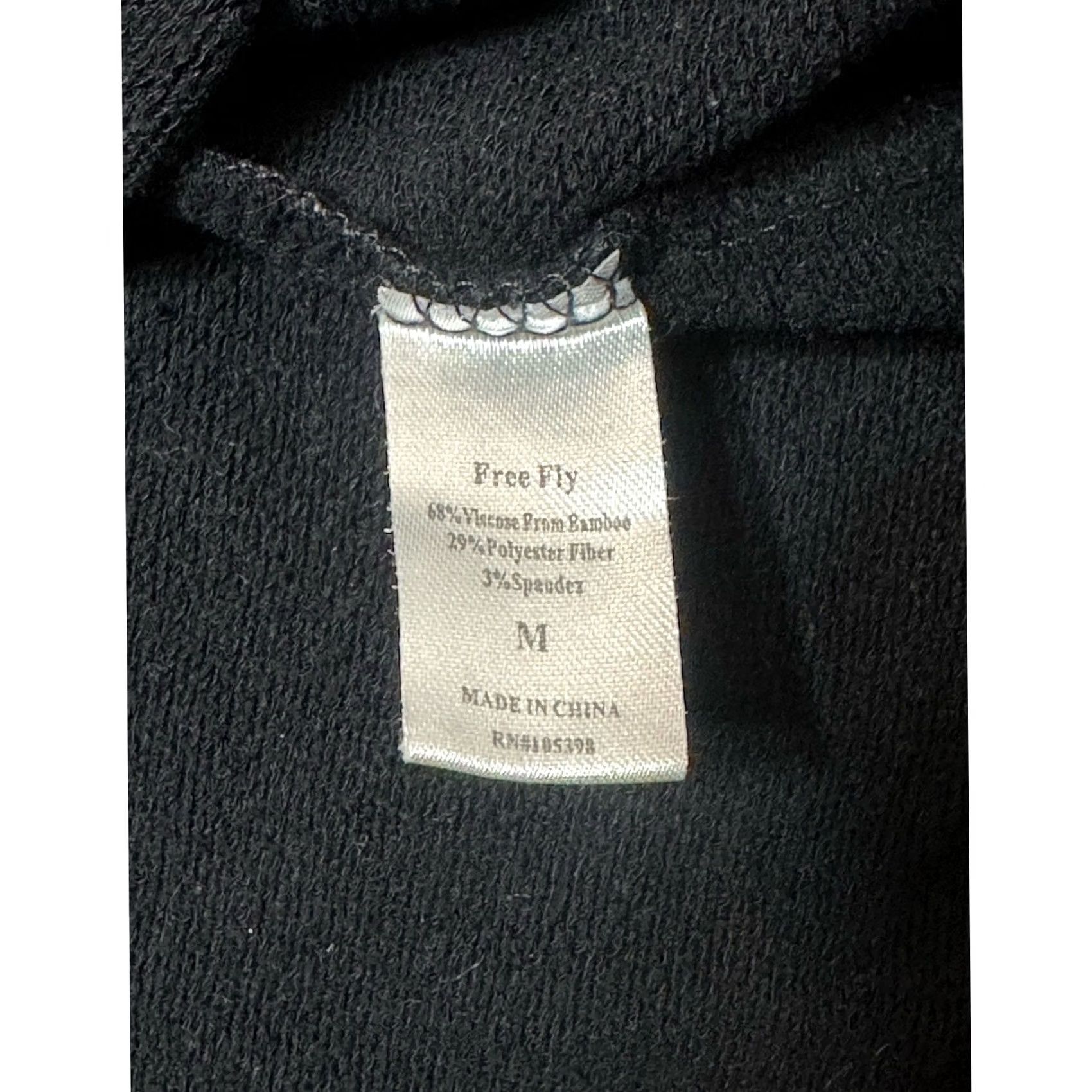 Vintage Free Fly Bamboo Fleece Sweater Men's Sz M Black Pullover Snap Button 1/4 Size US M / EU 48-50 / 2 - 4 Thumbnail