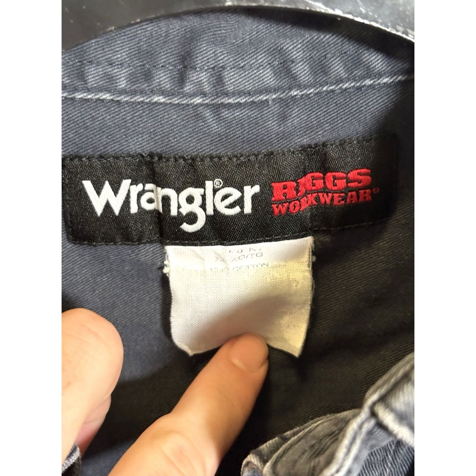 Wrangler Wrangler Riggs Workwear Denim Shirt Outdoor Rugged Western Men’s 2XL Blue Long Sleeve Button-Up Shirt Mens Denim Style 2XL Size US XXL / EU 58 / 5 - 3 Thumbnail
