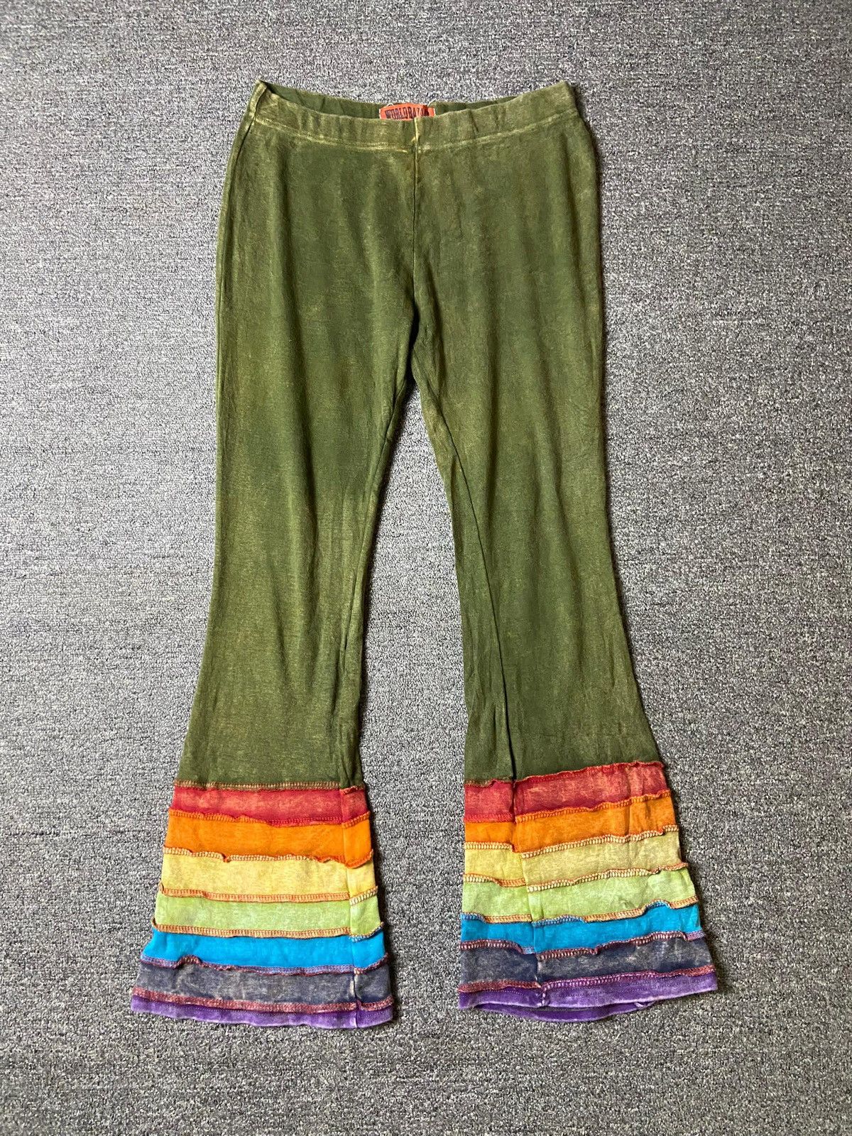 Japanese Brand × Vintage WORLD BAZAAR Bohemian Style Pants with Ruffles (126) Size US 28 / EU 44 - 5 Thumbnail