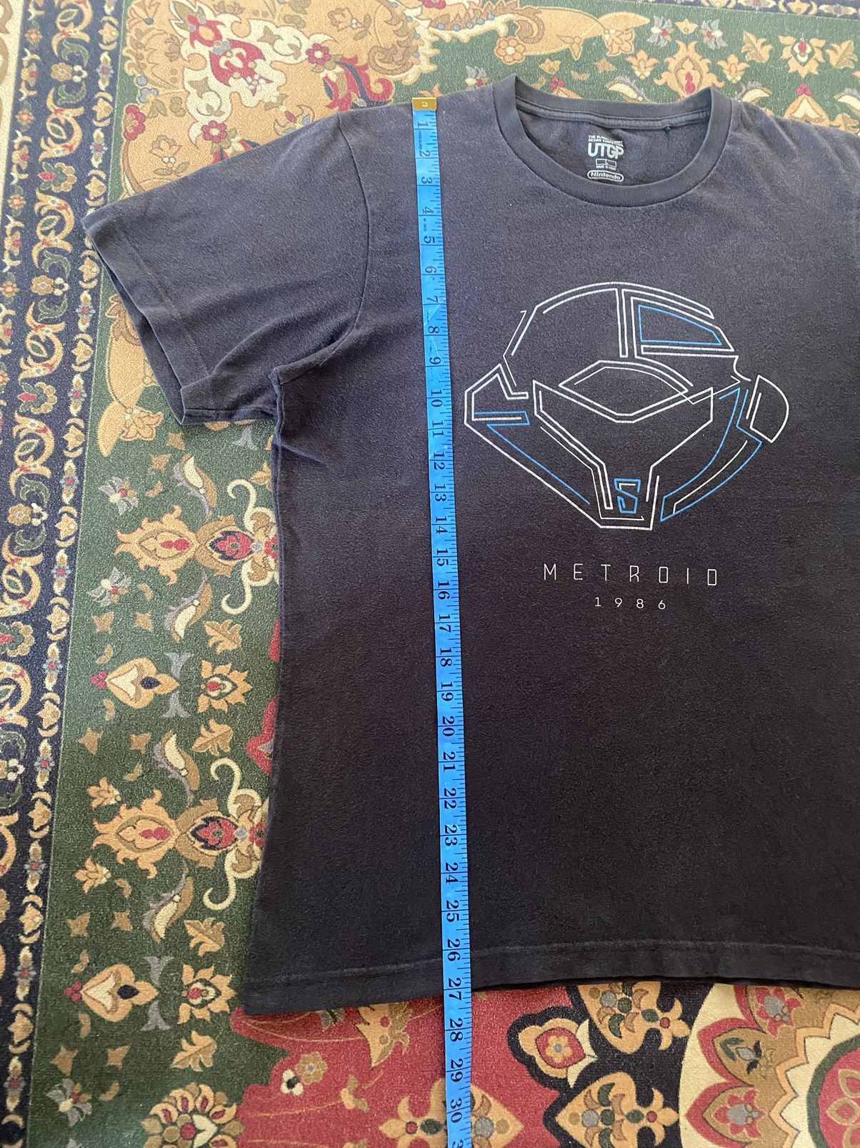 Anime Nintendo METROID 1986 Faded Color Tee Size US L / EU 52-54 / 3 - 8 Thumbnail