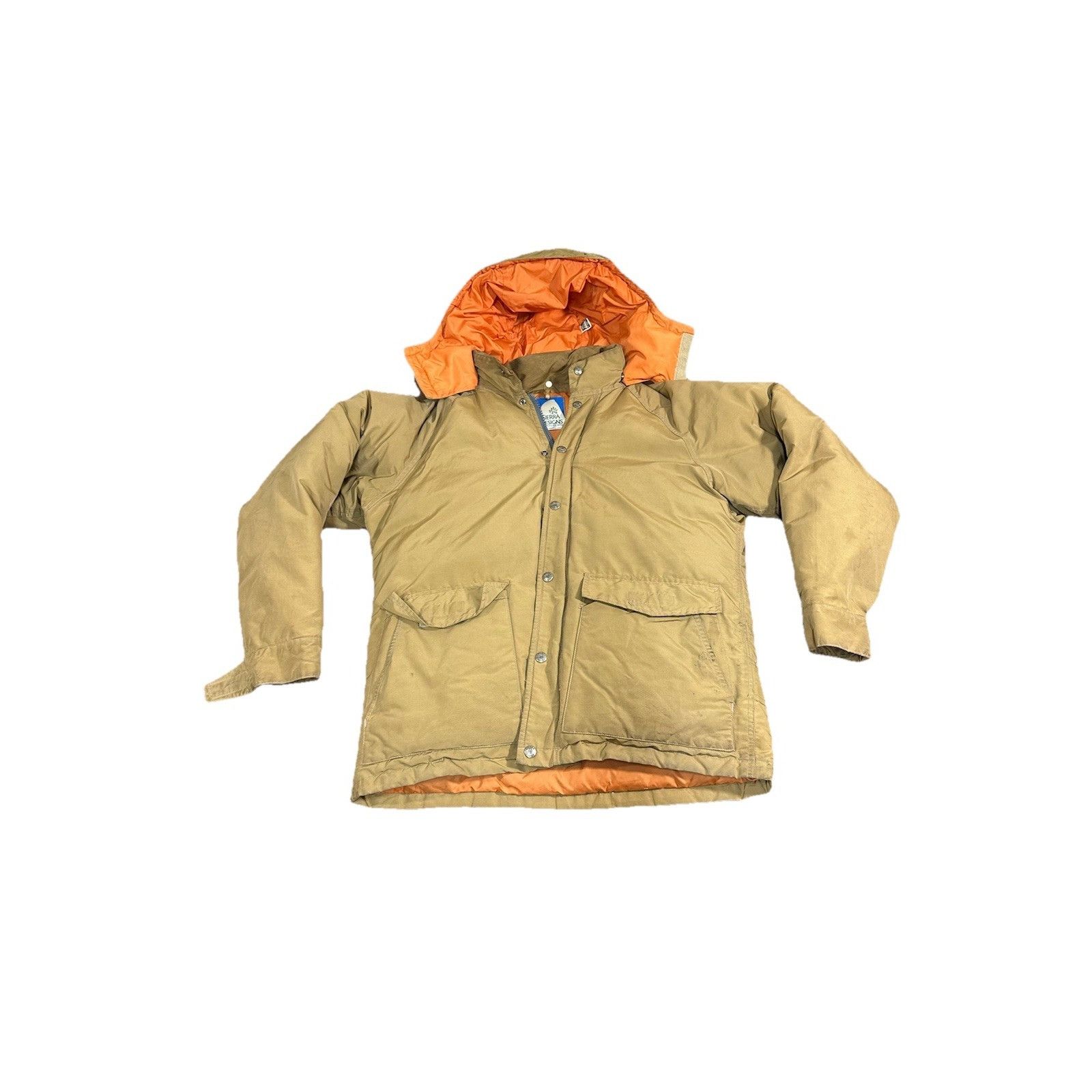 Sierra Designs Vintage Sierra Designs Jacket Mens Beige Puffer Goose Down O Size US L / EU 52-54 / 3 - 1 Thumbnail