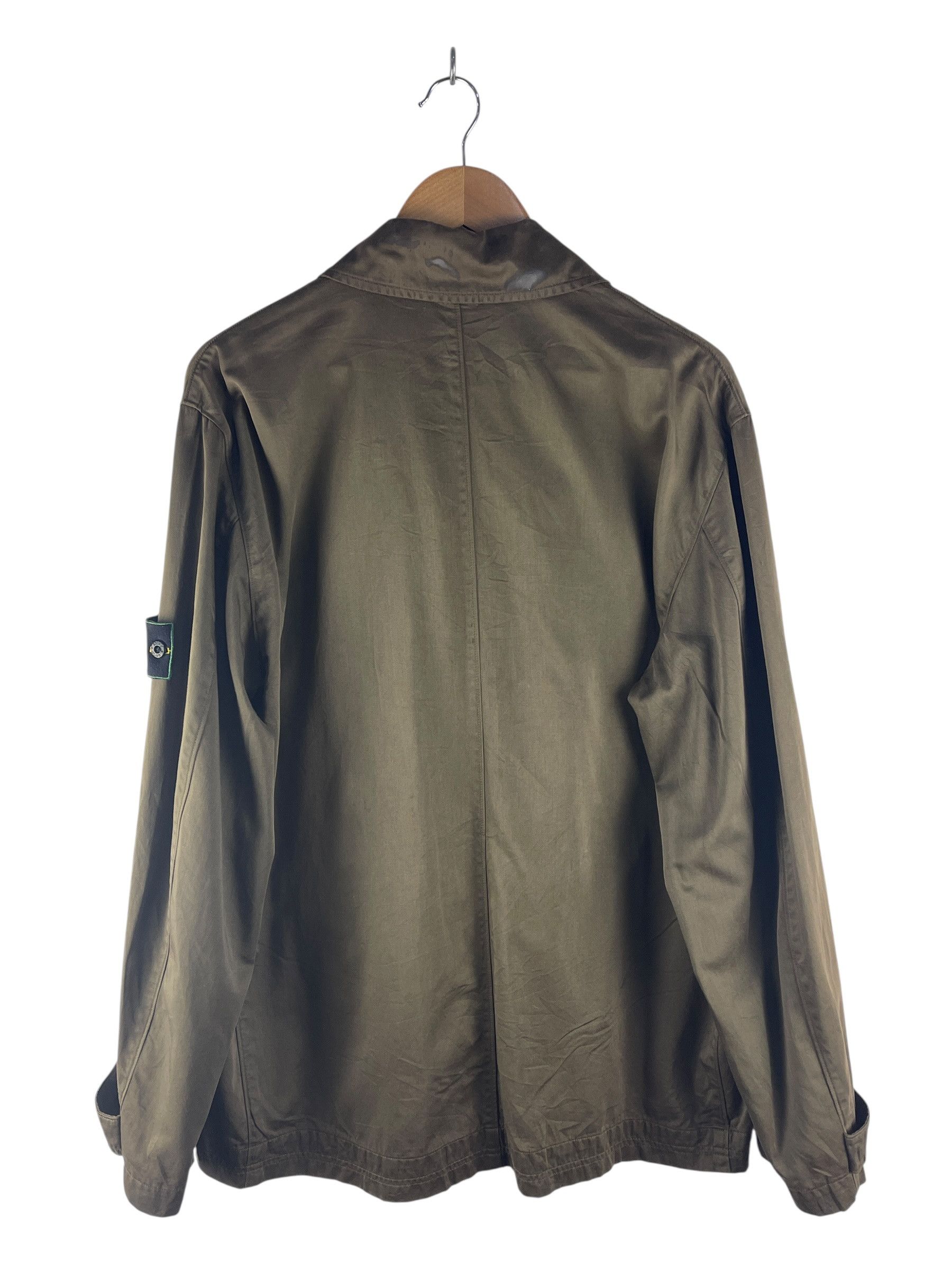 Stone Island Vintage Stone Island Raso Gommato Jacket – Made in Italy Size L / US 10 / IT 46 - 2 Thumbnail