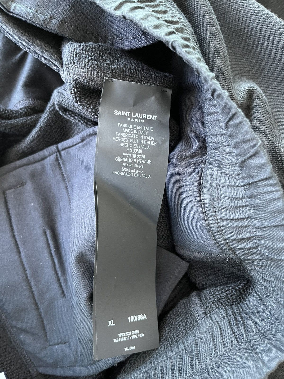Saint Laurent Paris Brand New Runway Saint Laurent Classic Sweatpants Size US 34 / EU 50 - 5 Thumbnail