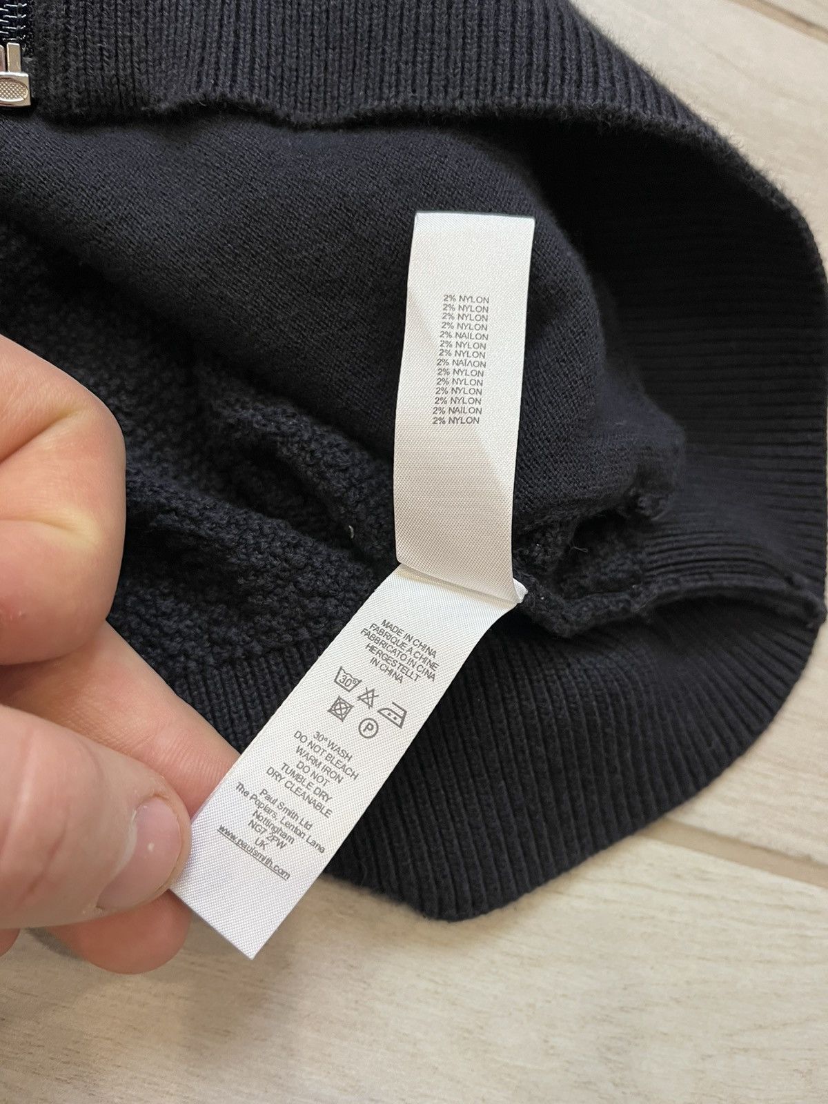 Paul Smith PS Paul Smith Zip sweater minimalistic navy Moncler style Size US L / EU 52-54 / 3 - 21 Thumbnail