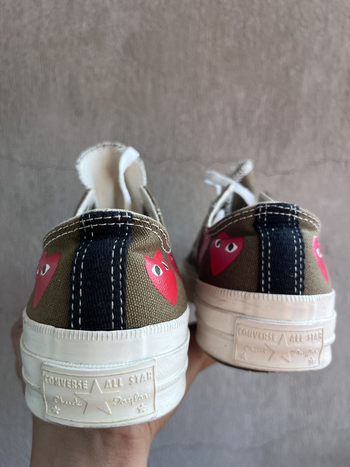 Comme des Garcons × Converse CONVERSE CHUCK TAYLOR 70 X COMME DES GARÇONS OLIVE GREEN Size US 5.5 / IT 35.5 - 8 Thumbnail
