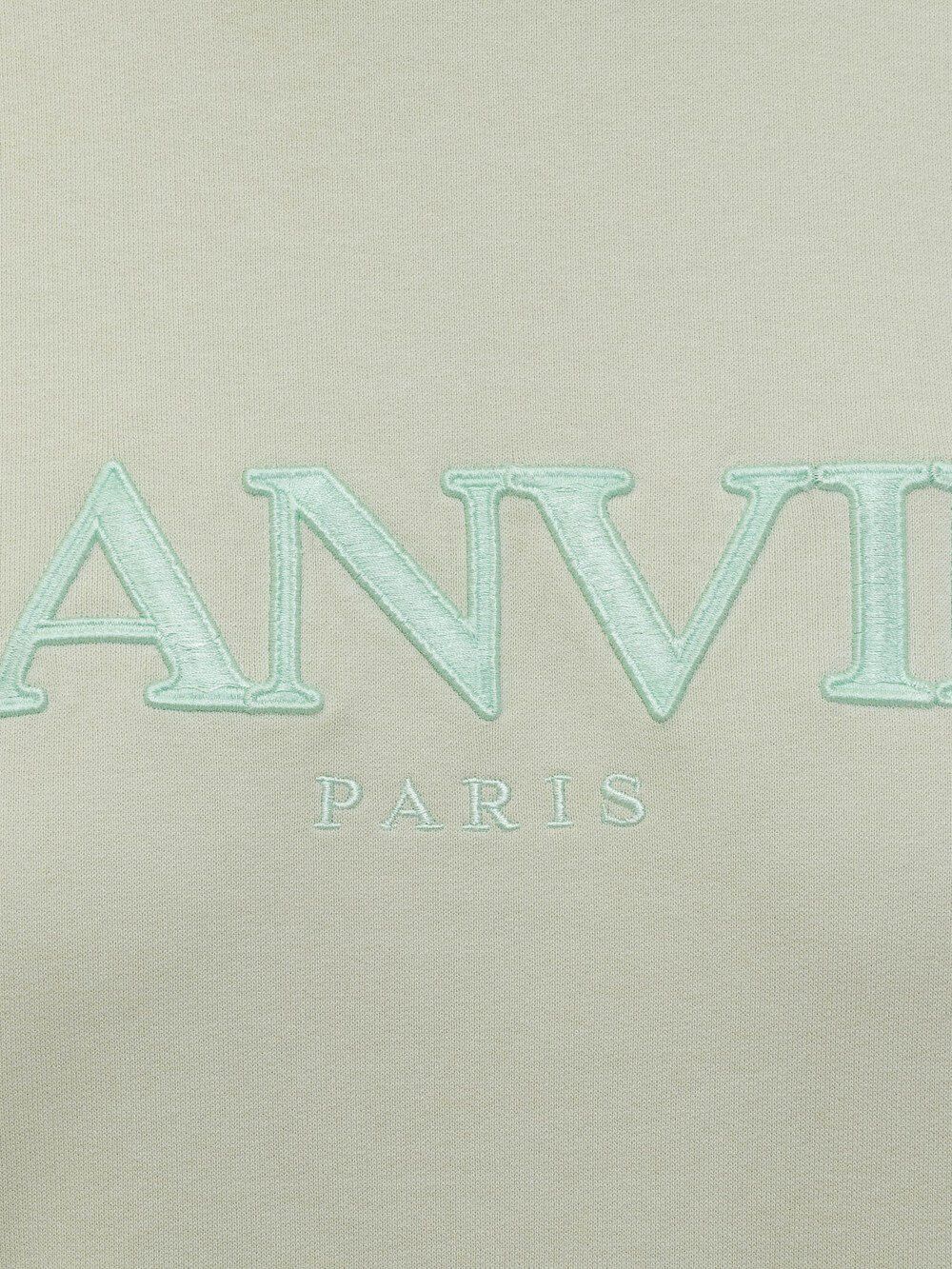 Lanvin o1y0225 Logo Sweatshirt in Light Green Size US L / EU 52-54 / 3 - 4 Thumbnail